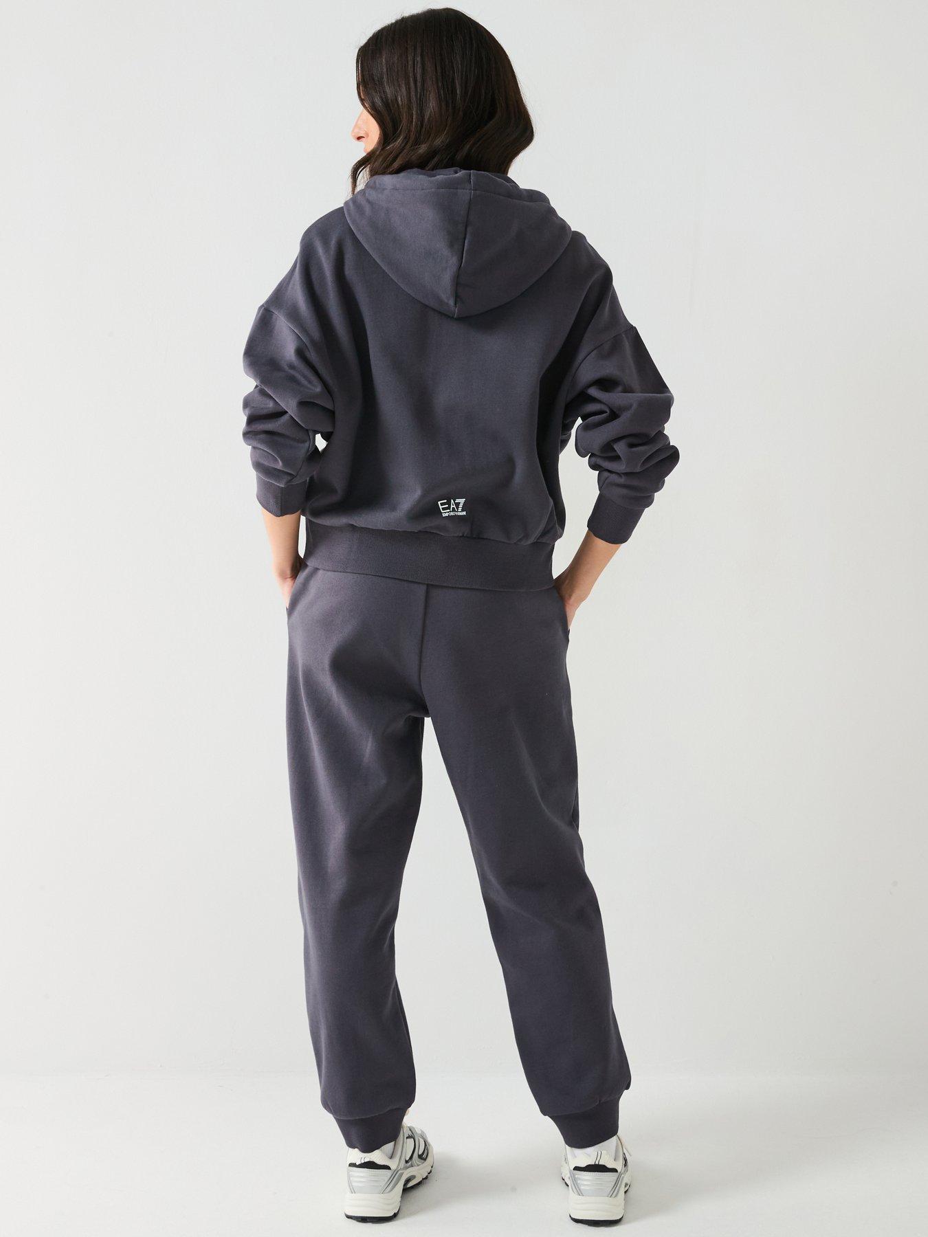 Ea7 Emporio Armani Train Visibility Zip Through Hoody And Jogger