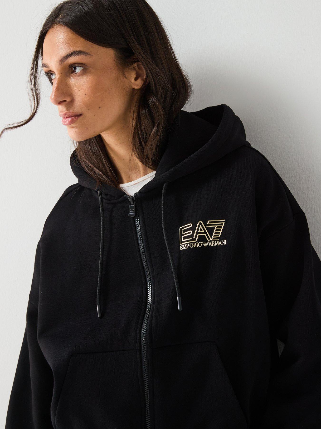 EA7 Emporio Armani Train Visibility Zip Through Hoody Jogger