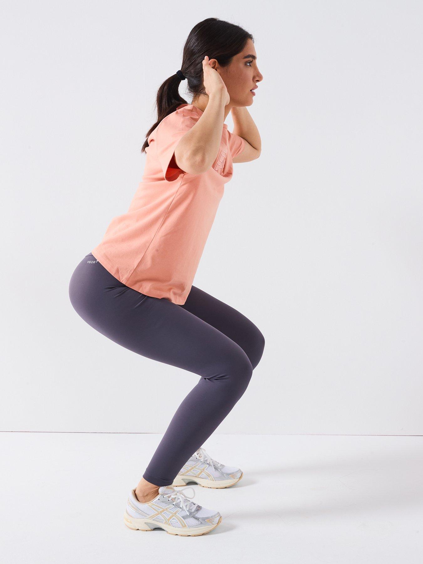  image of ea7-emporio-armani-vigor7-logo-legging-grey