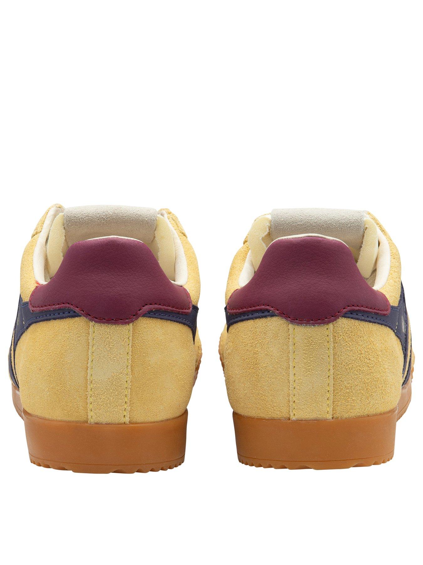  image of gola-womens-elan-trainers-yellownavy