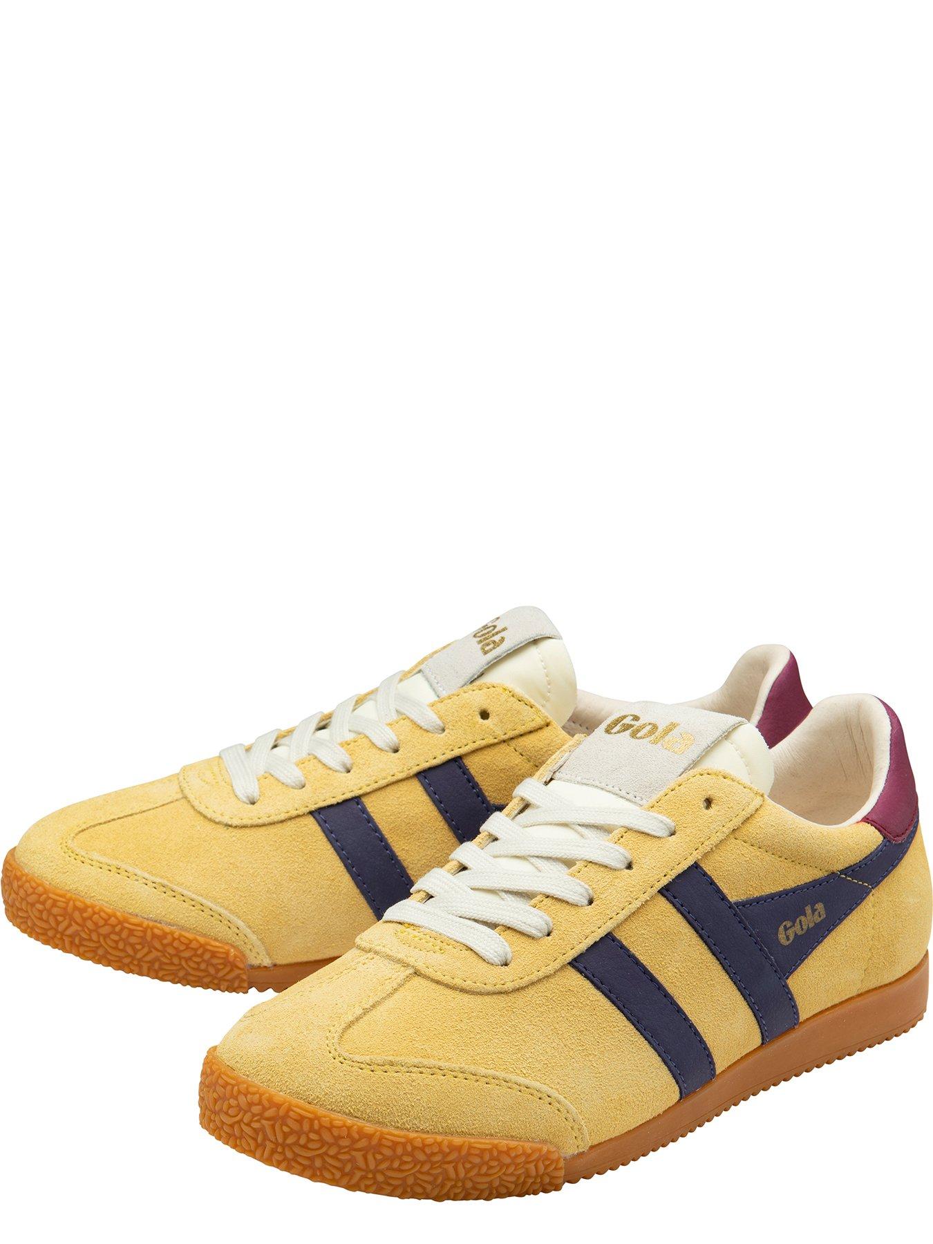  image of gola-womens-elan-trainers-yellownavy