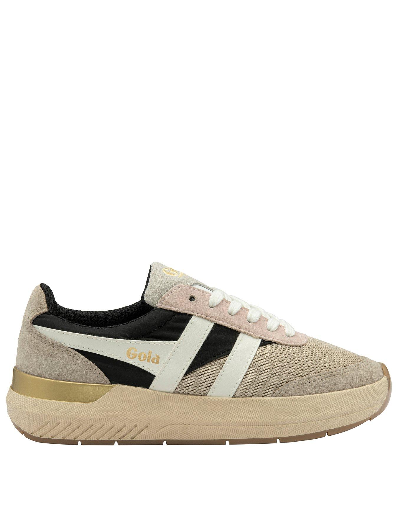  image of gola-womens-raven-trainers-greyblack