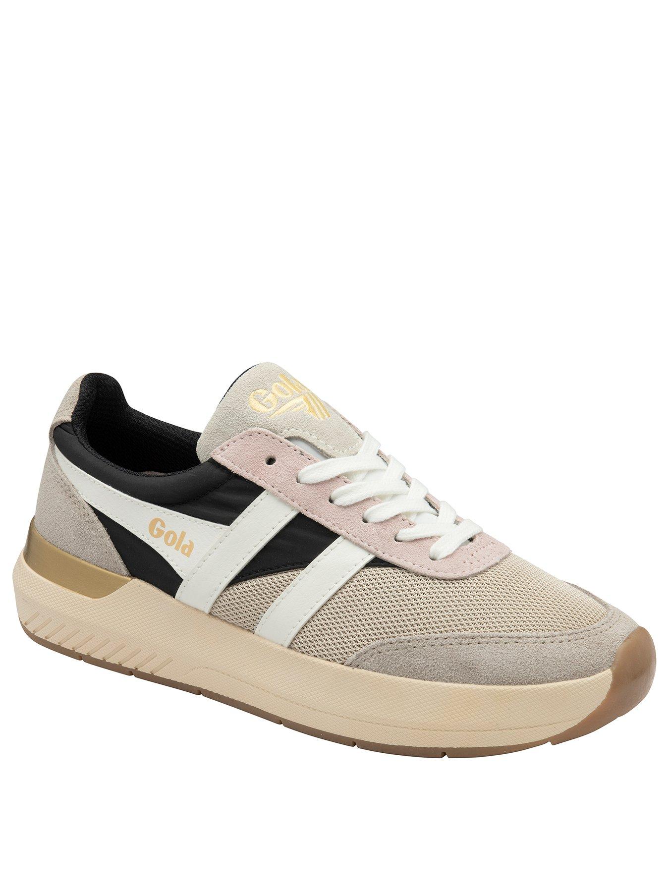  image of gola-womens-raven-trainers-greyblack
