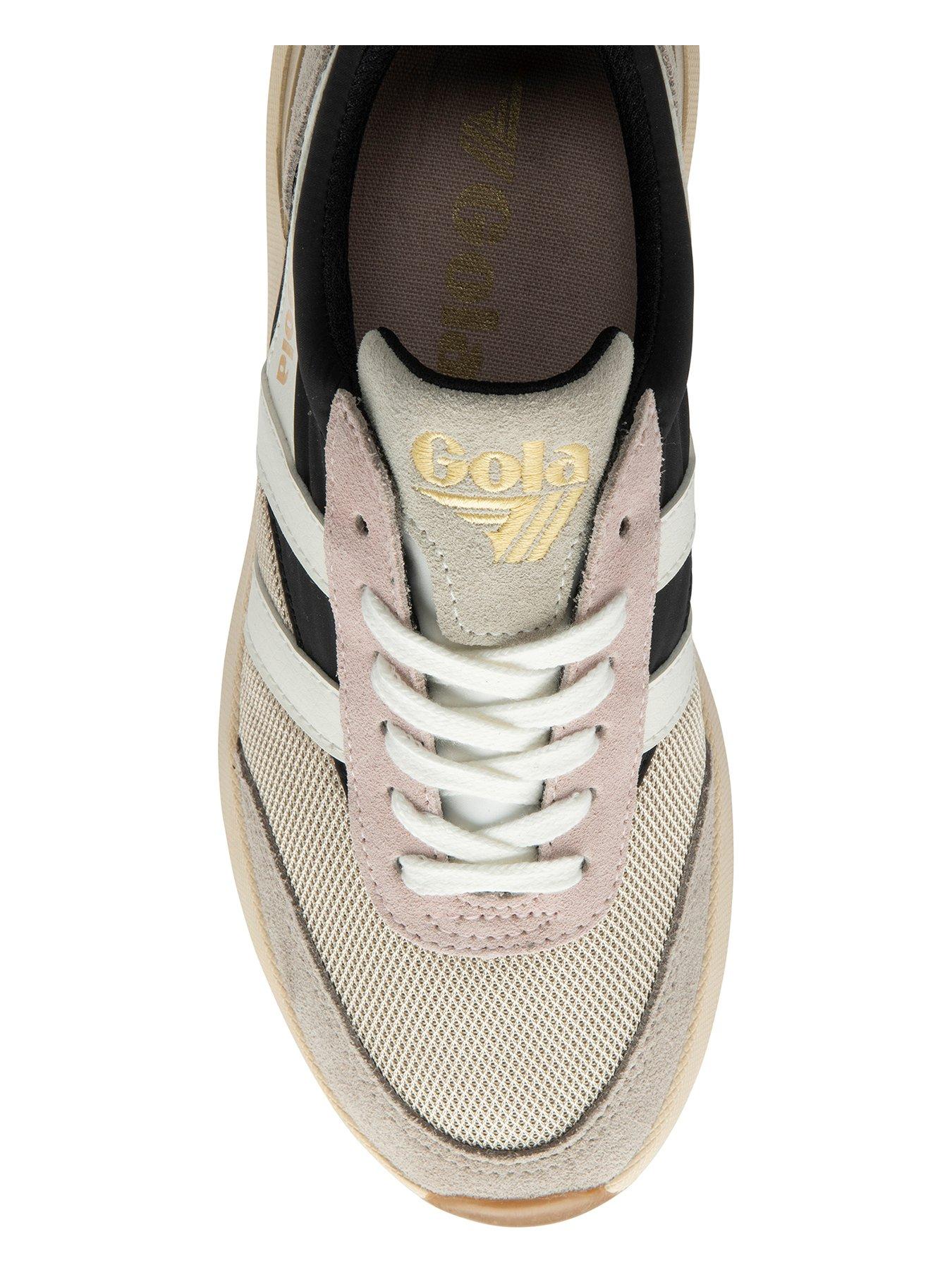  image of gola-womens-raven-trainers-greyblack