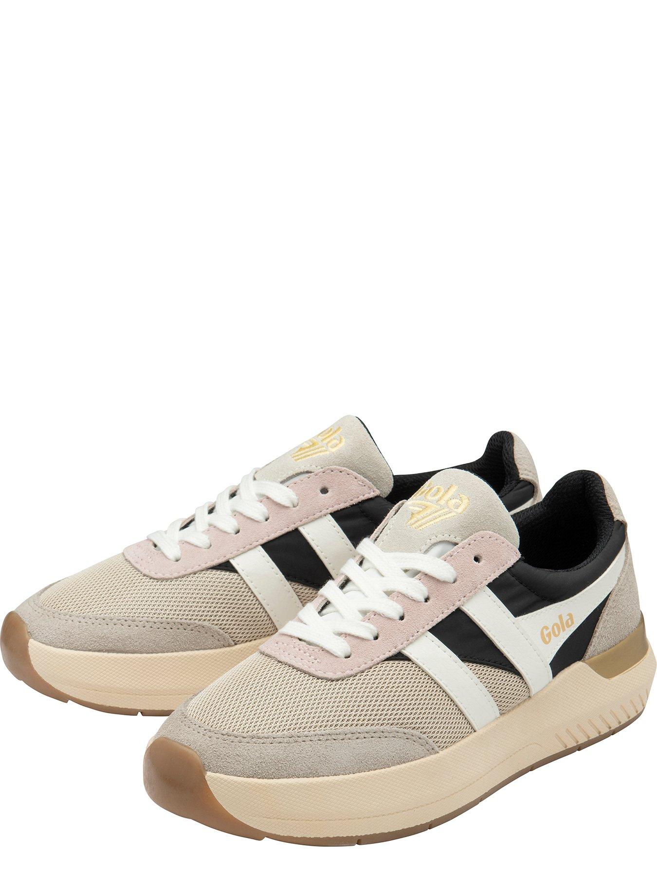  image of gola-womens-raven-trainers-greyblack