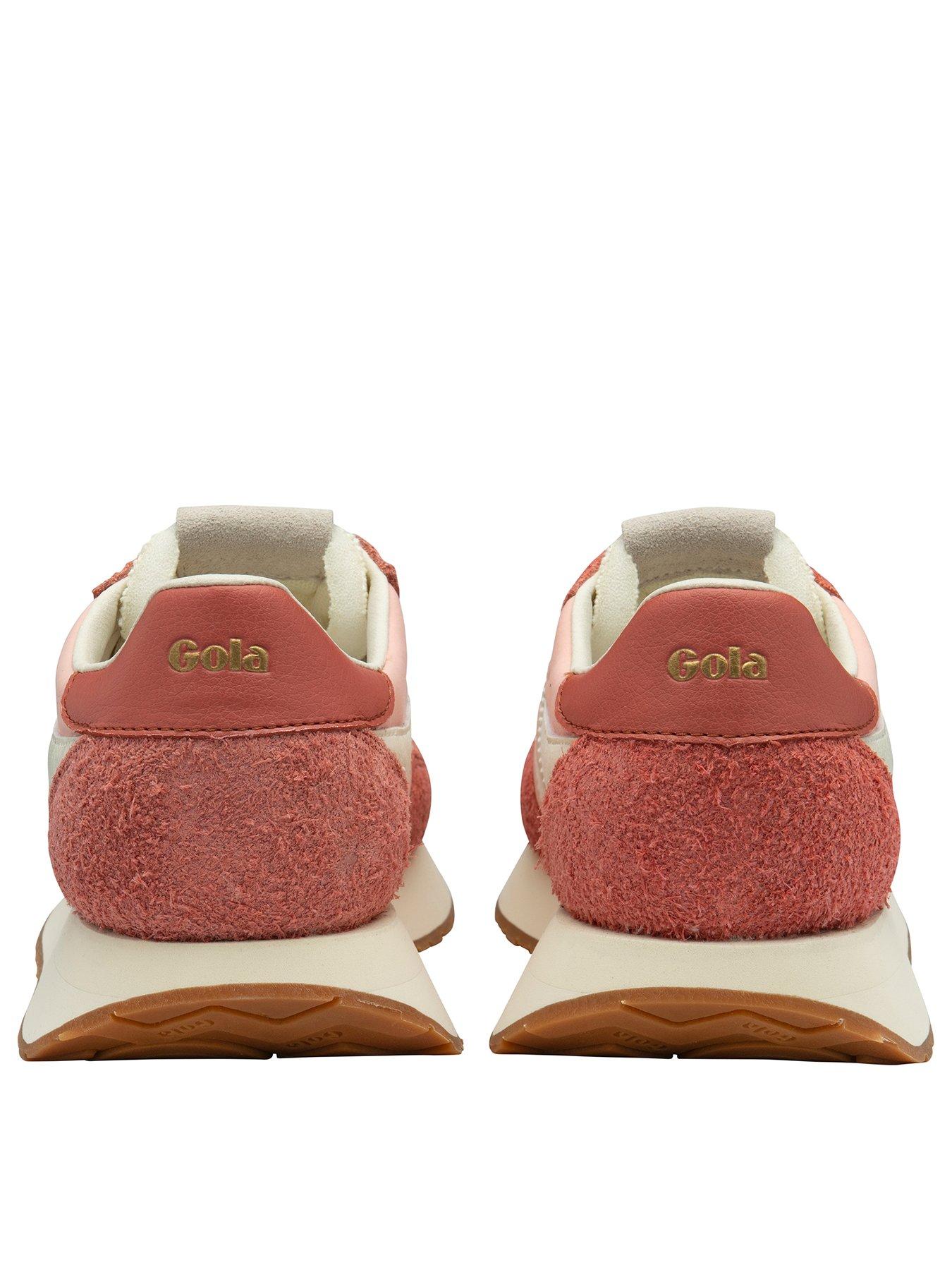  image of gola-womens-athena-trainers-greenpurple