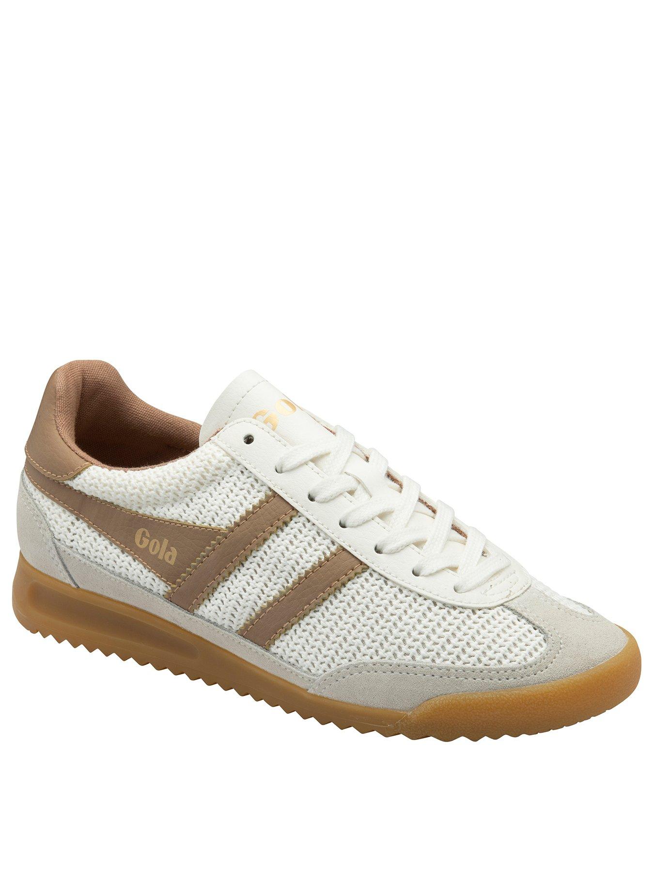  image of gola-womens-tornado-zephyr-trainers-off-whitebrown