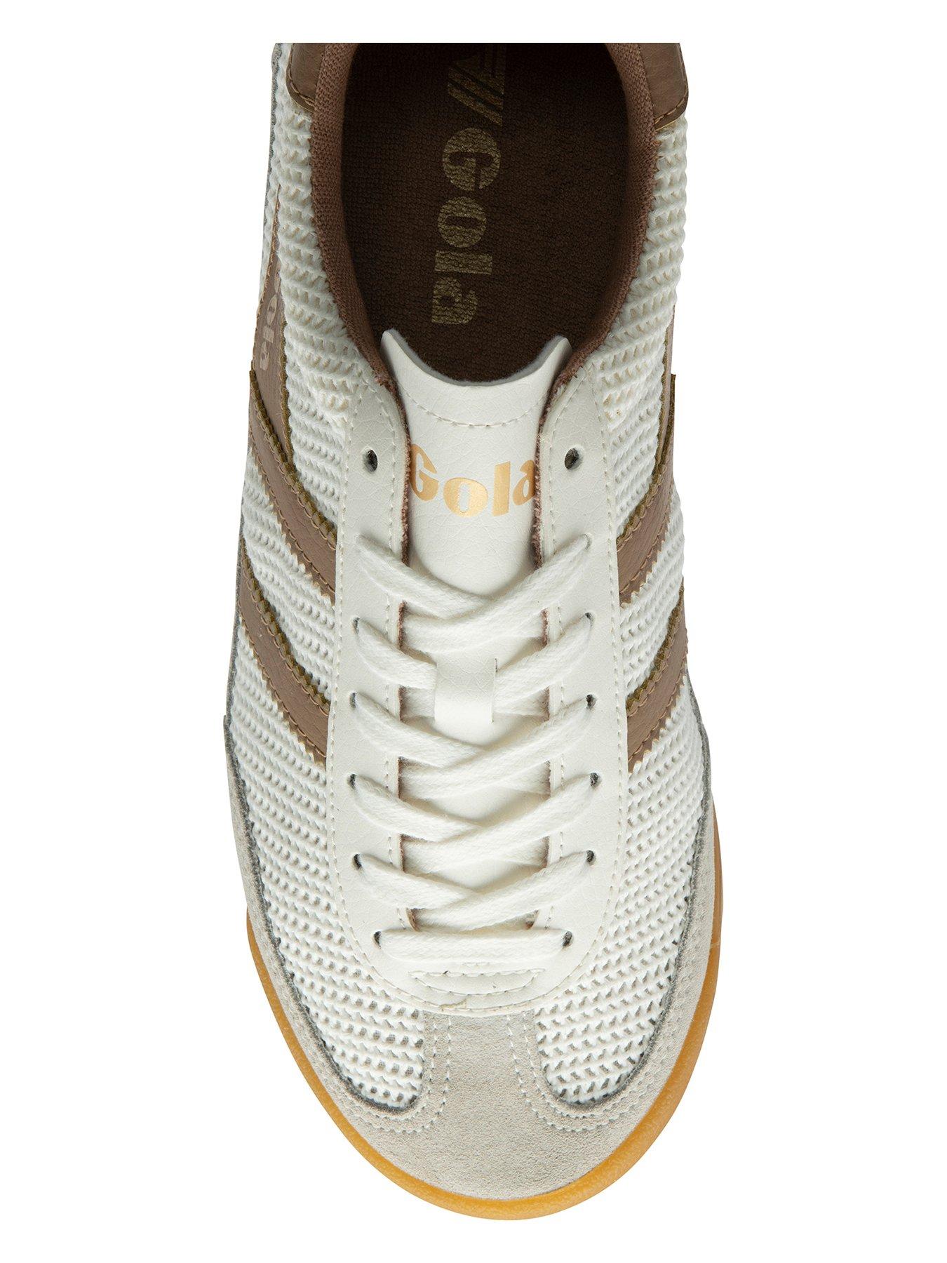  image of gola-womens-tornado-zephyr-trainers-off-whitebrown