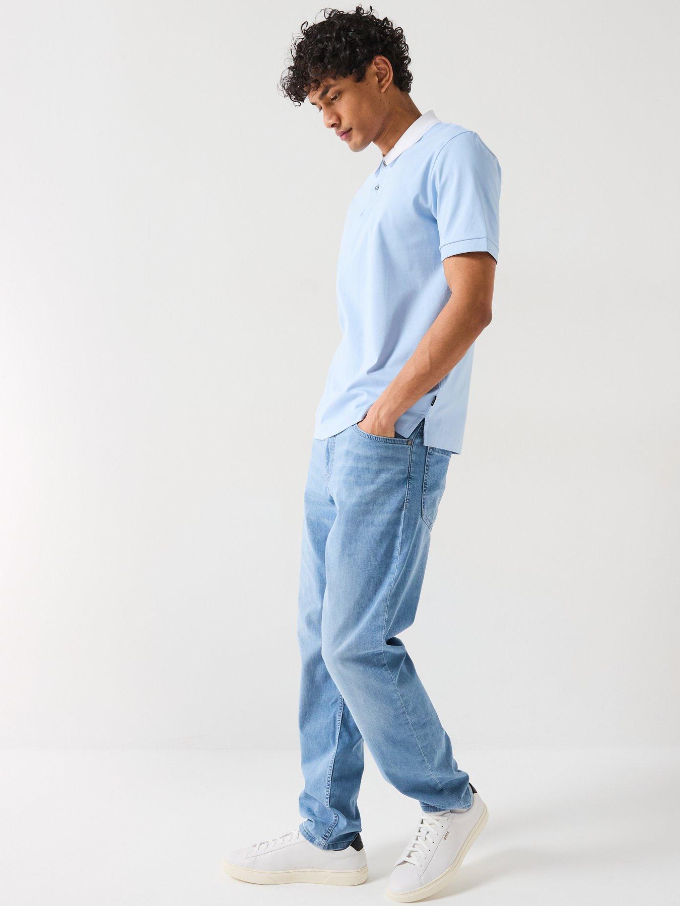  image of boss-p-remaine-performance-tech-travel-regular-fit-jeans-light-blue