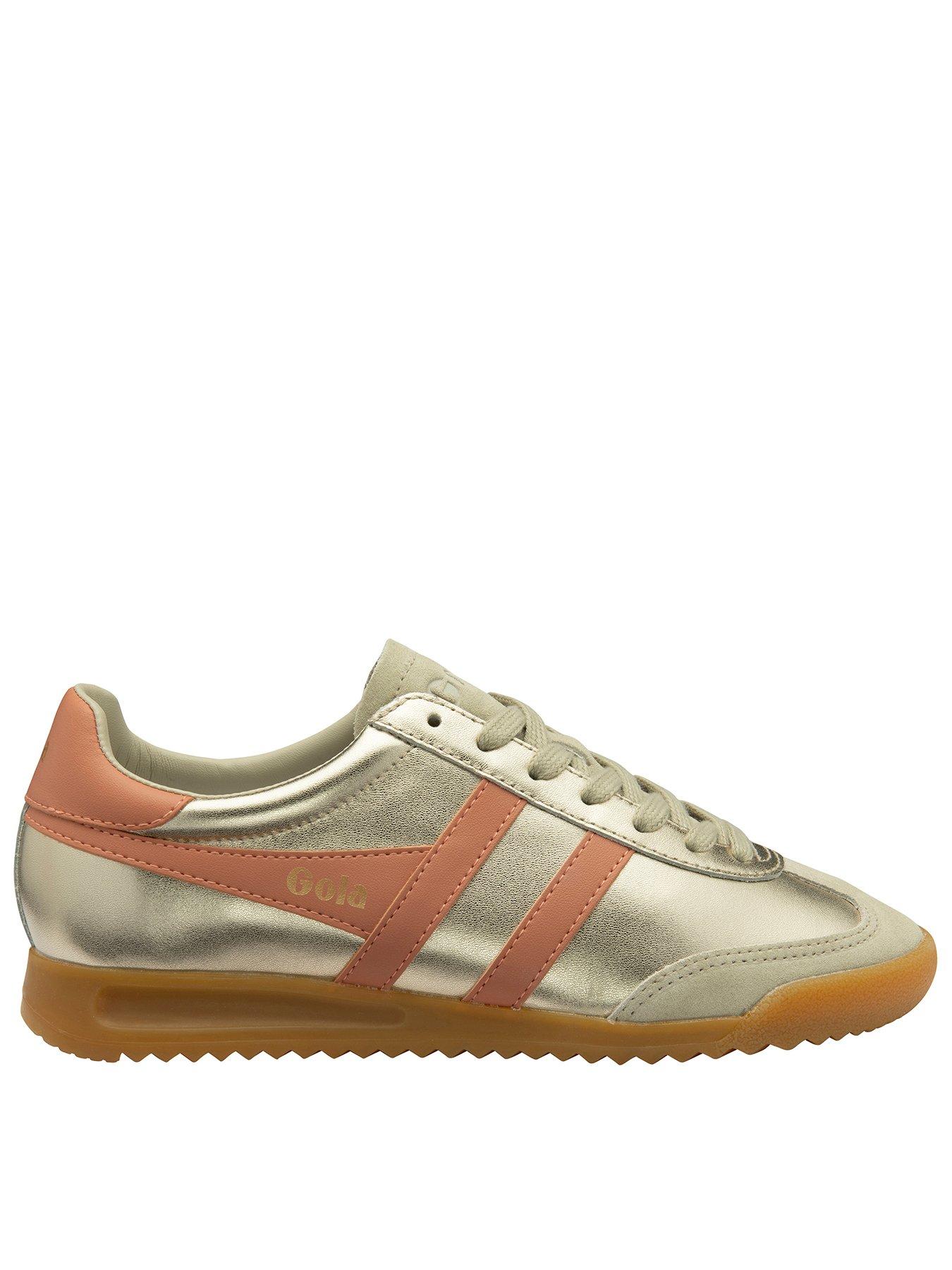 undefined Women's Torpedo Glimmer Trainers - Gold/Pink