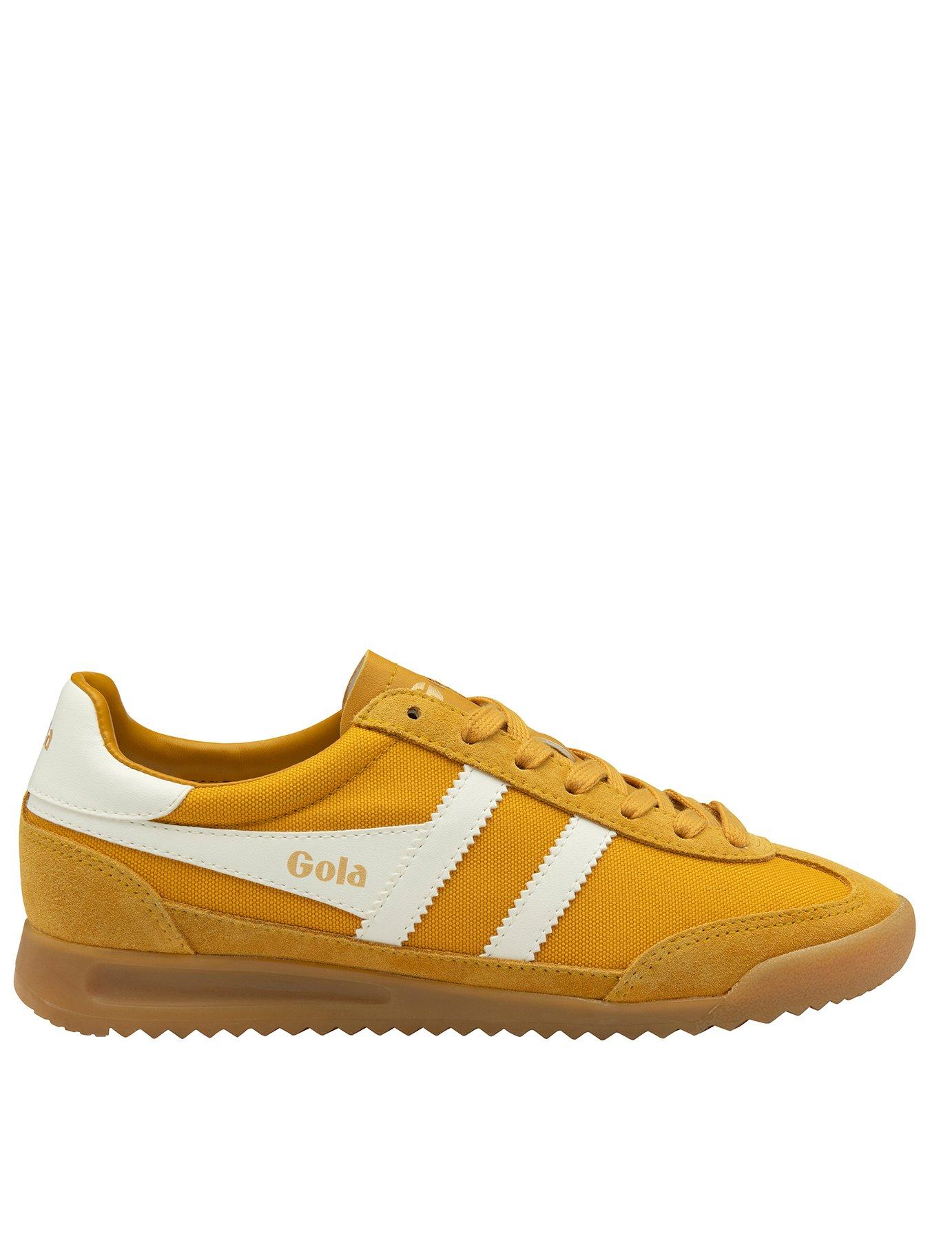 gola-womens-tornado-trainers-yellowwhite