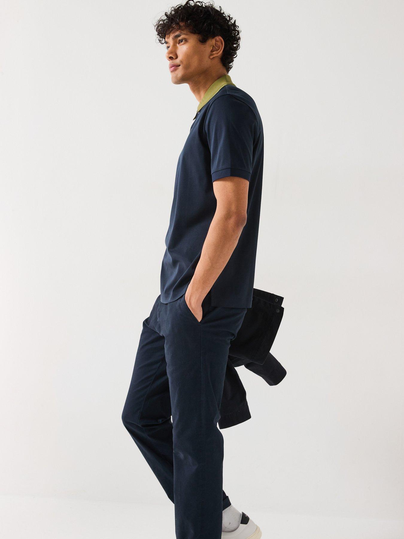  image of boss-h-phillipson-199-contrast-collar-slim-fit-polo-shirt--navy