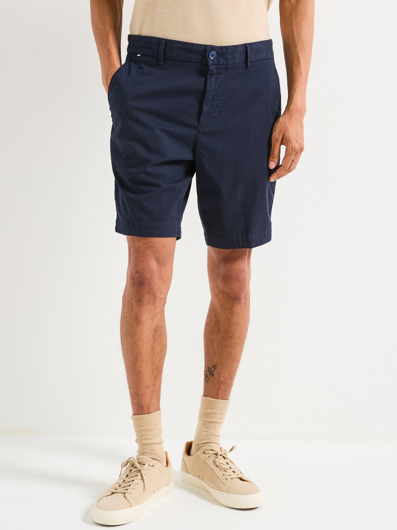 boss-h-slice-slim-fit-chino-shorts-dark-blue