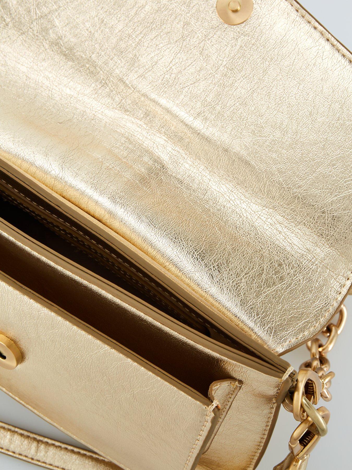 Image 4 of 4 of Valentino Unika Shoulder Bag - Gold