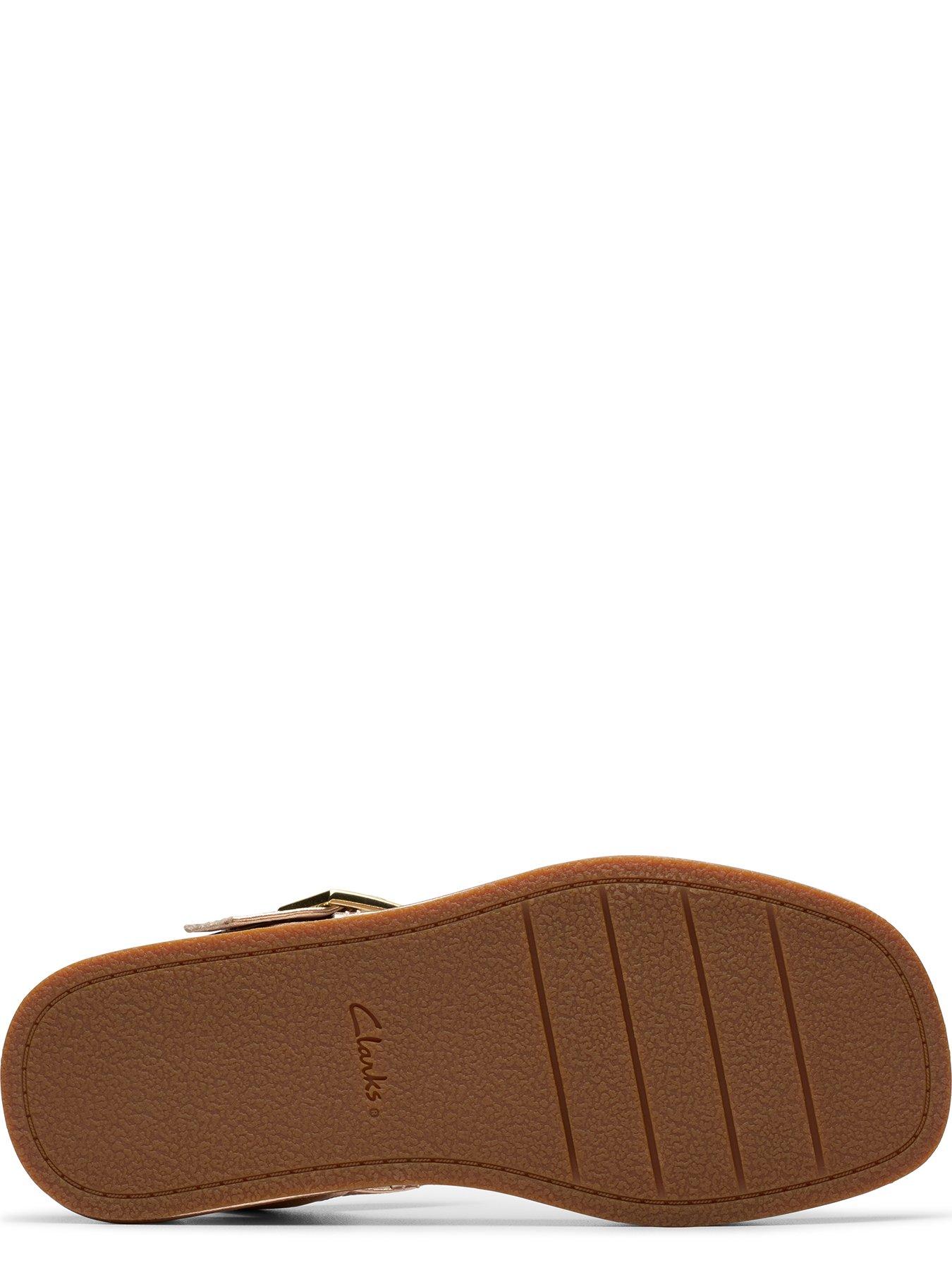 Image 5 of 7 of Clarks Alda Strap Sandals - Gold