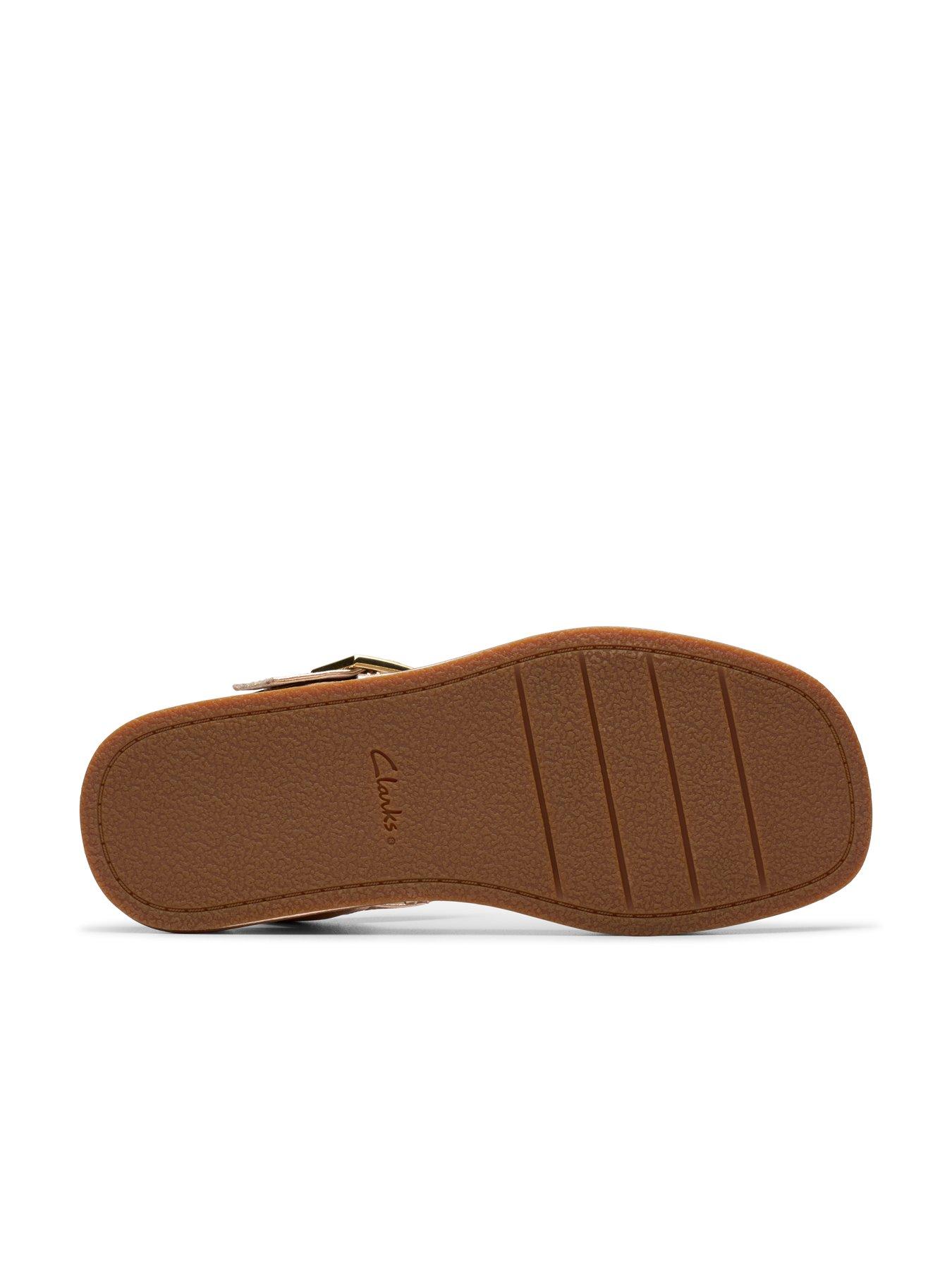 Image 7 of 7 of Clarks Alda Strap Sandals - Gold