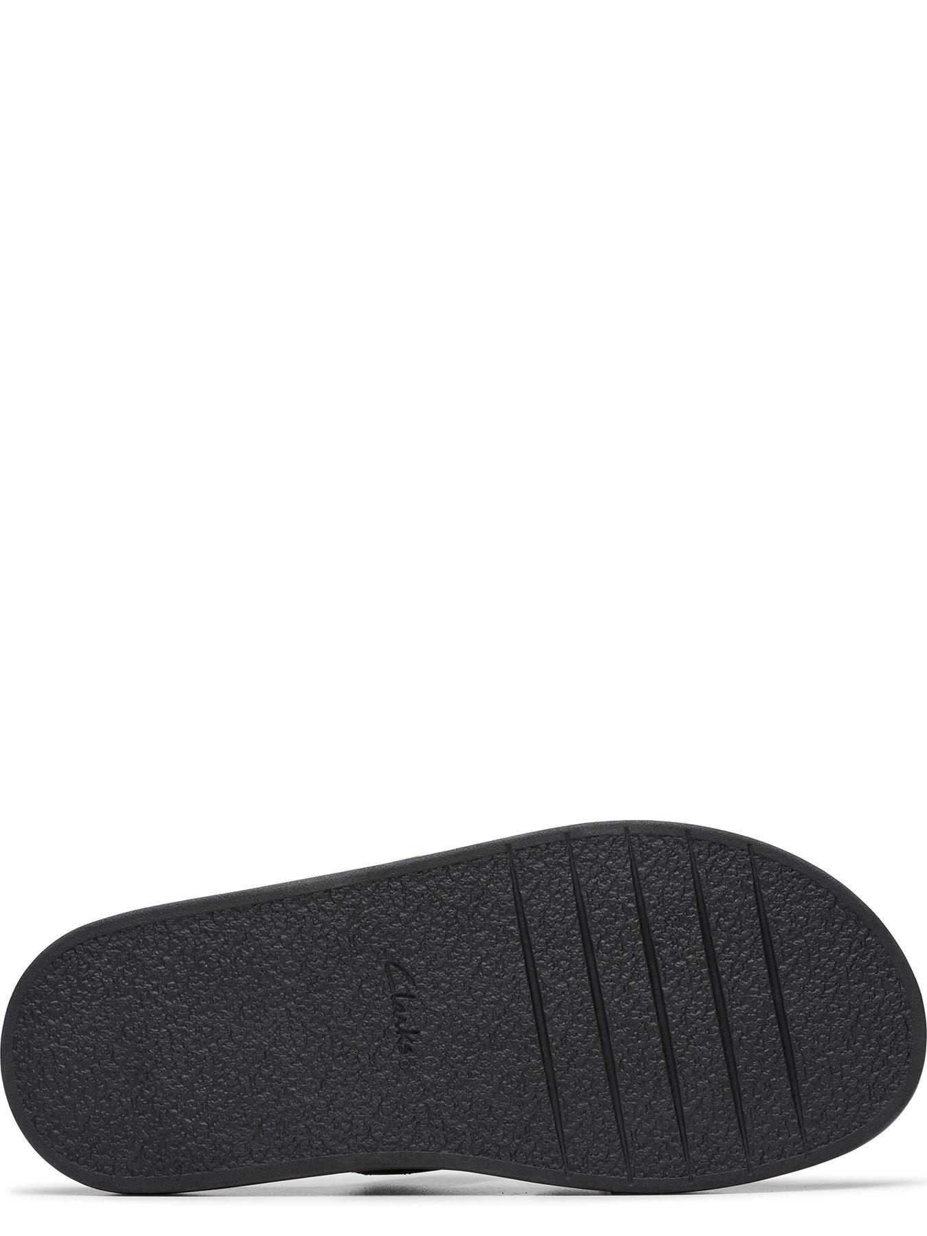  image of clarks-aristella-mule-suede-sandal-black