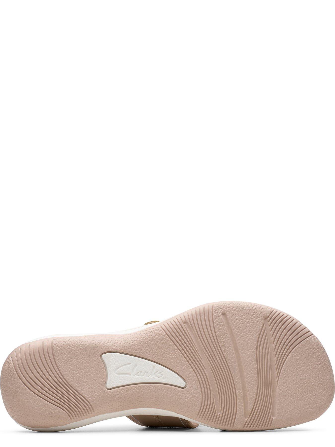  image of clarks-brinkley-maye-cushion-soft-sandal-sand