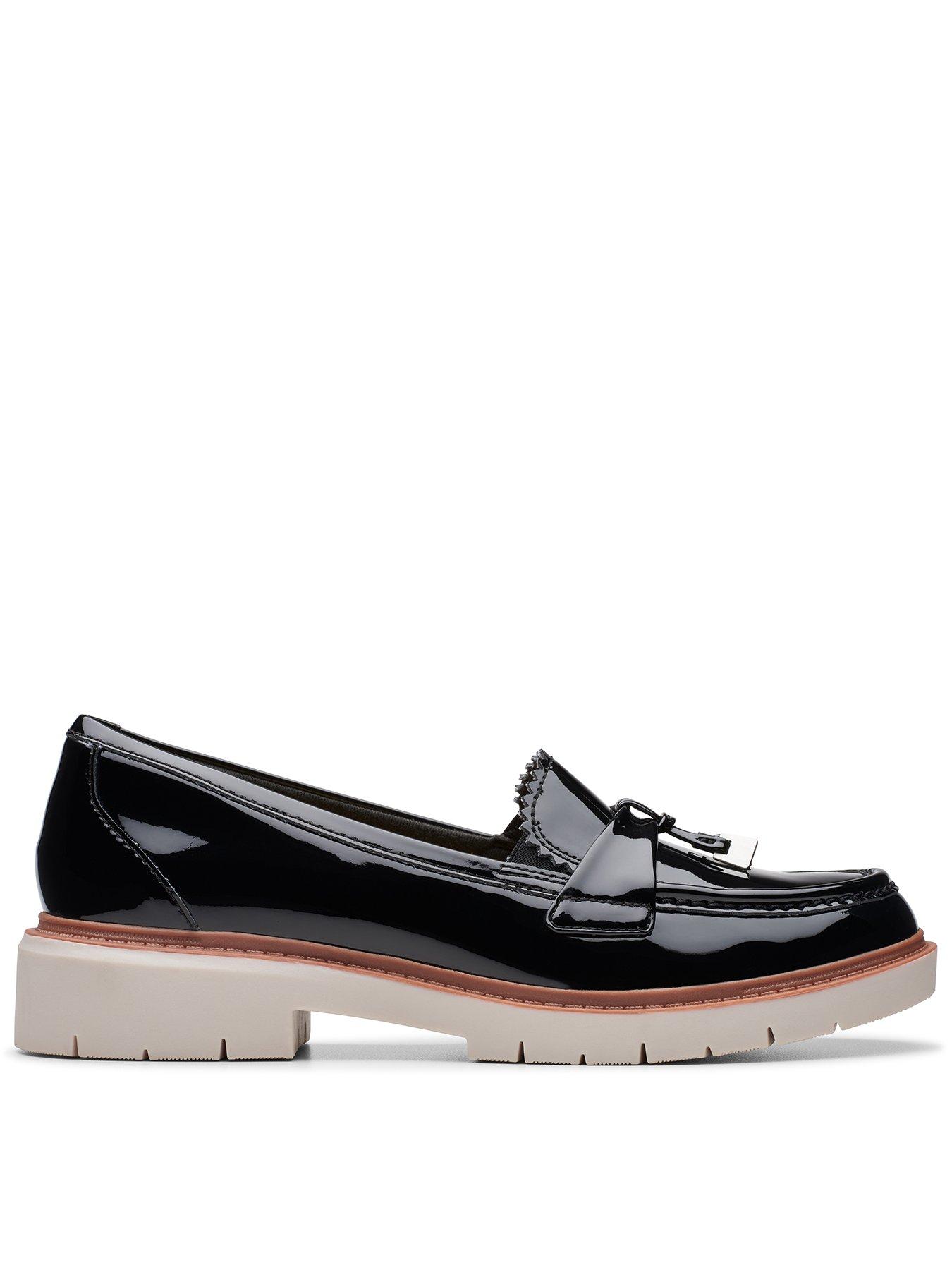  image of clarks-westlynn-bella-tassel-loafer-black