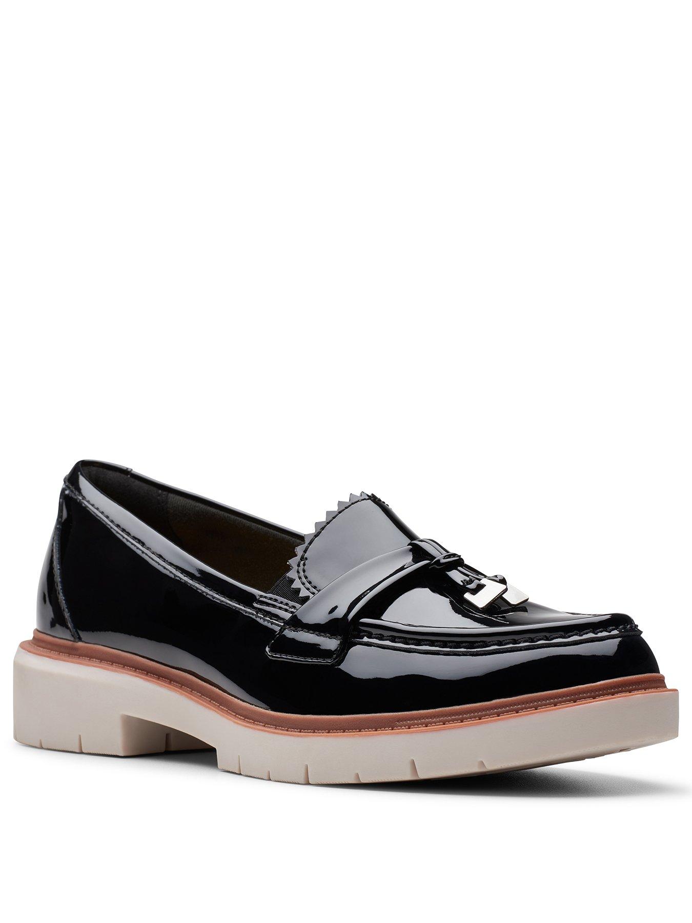  image of clarks-westlynn-bella-tassel-loafer-black