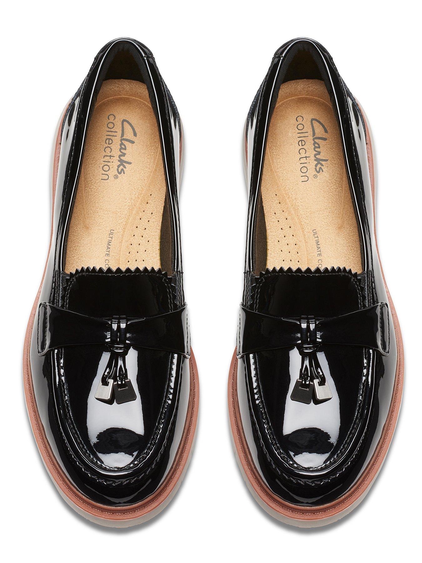  image of clarks-westlynn-bella-tassel-loafer-black
