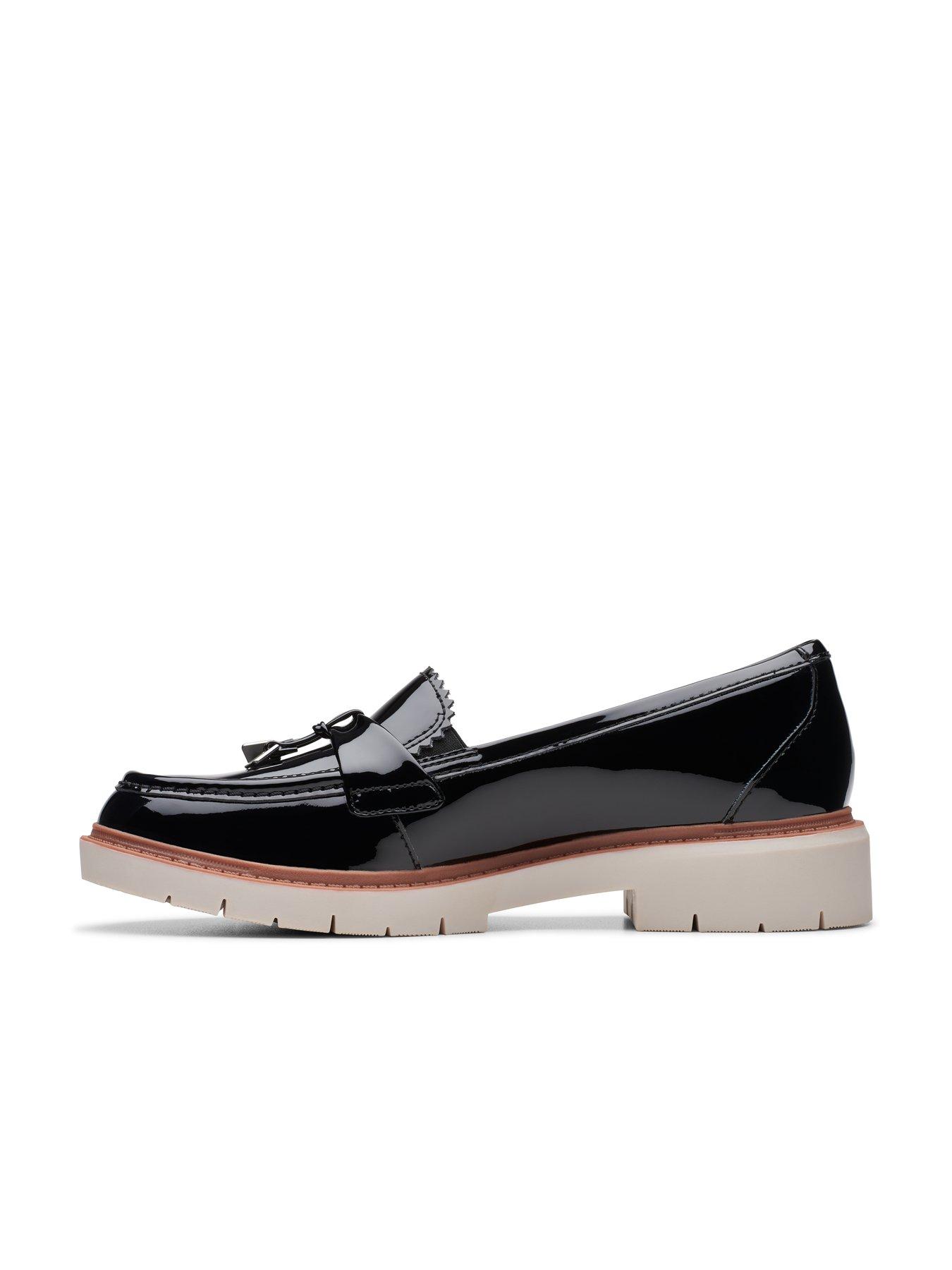  image of clarks-westlynn-bella-tassel-loafer-black
