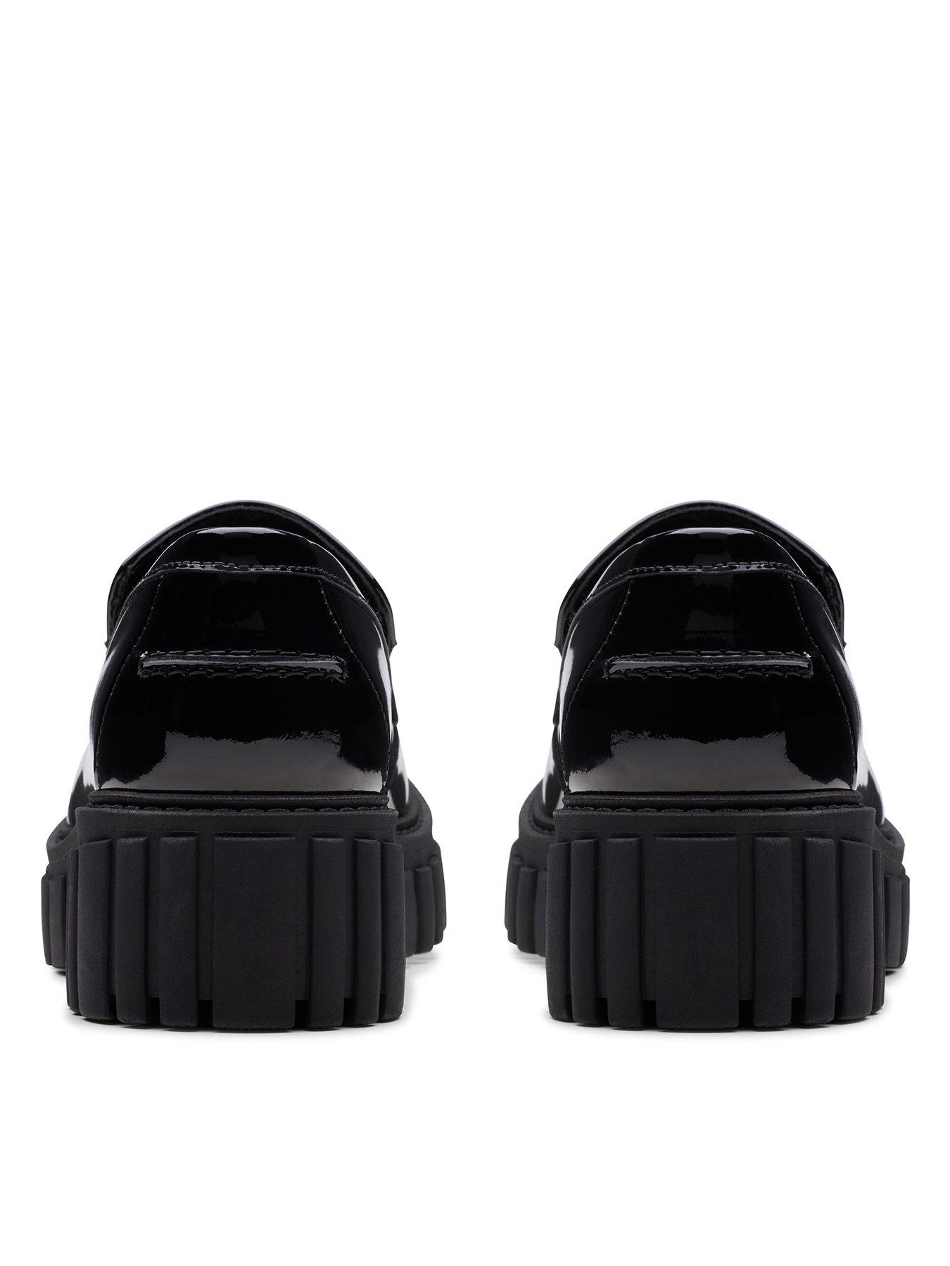  image of clarks-page-chunky-loafer-black