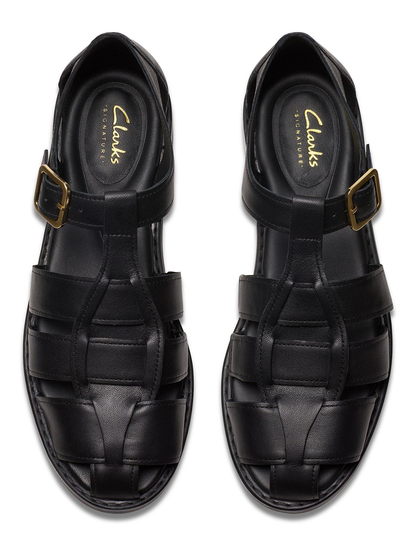  image of clarks-hana-sun-fisherman-sandal-black