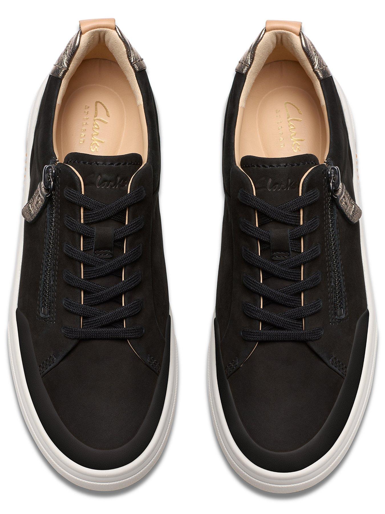  image of clarks-hollyhock-zip-trainer-black