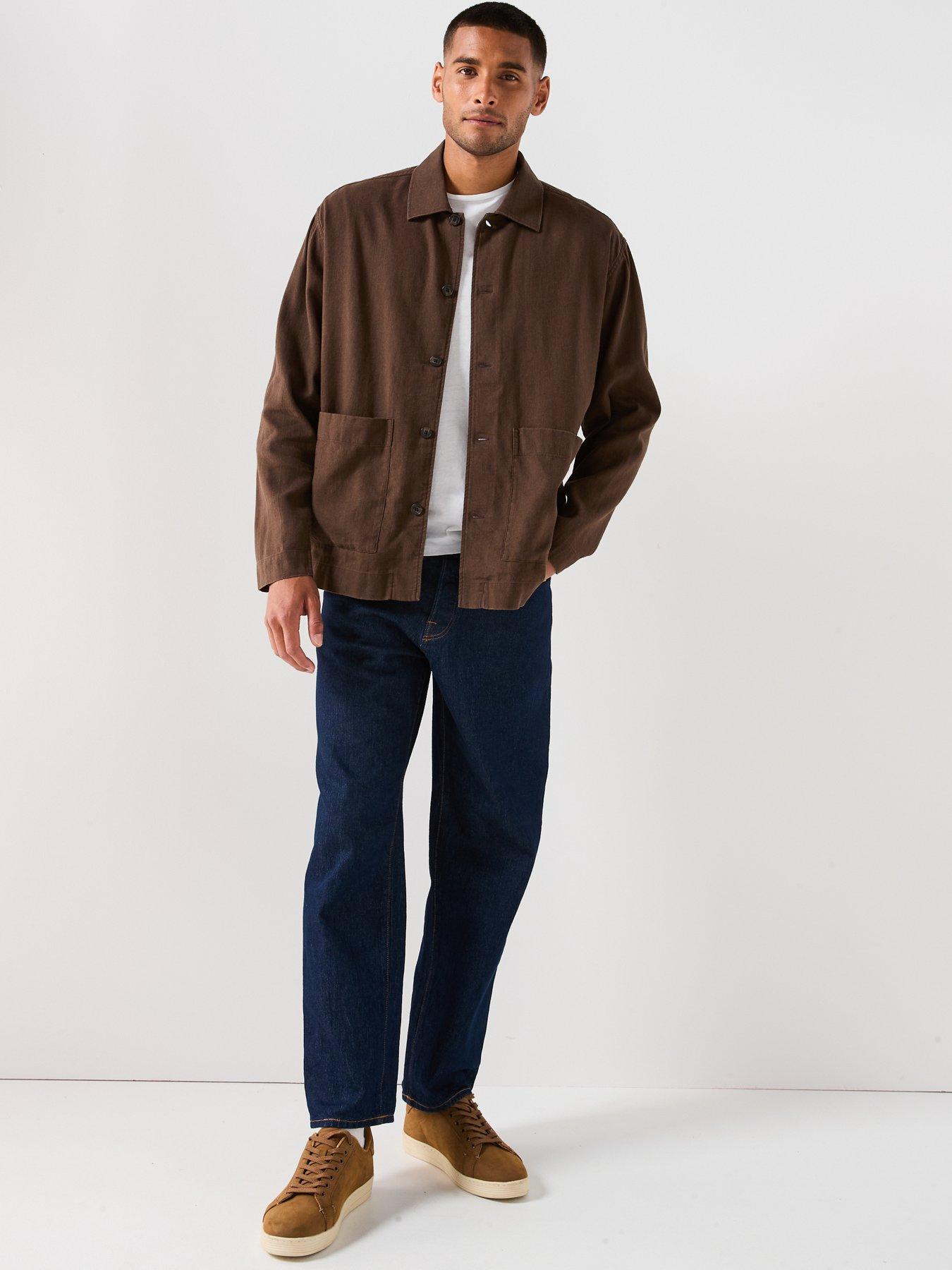 Image 5 of 5 of Selected Homme Tony Relaxed Fit Formal Overshirt - Demitasse