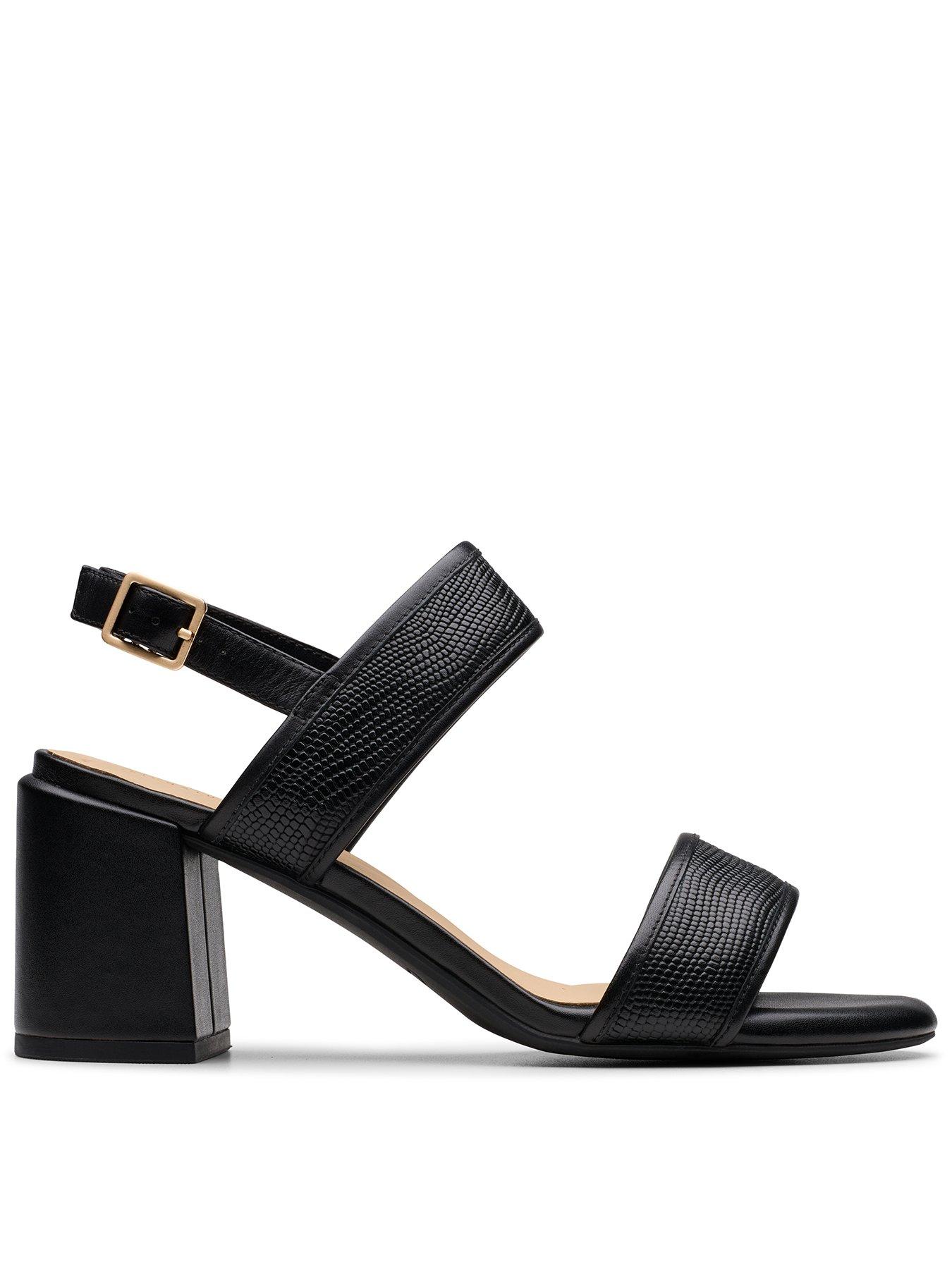 clarks-ezoria-sling-leather-block-heel-black