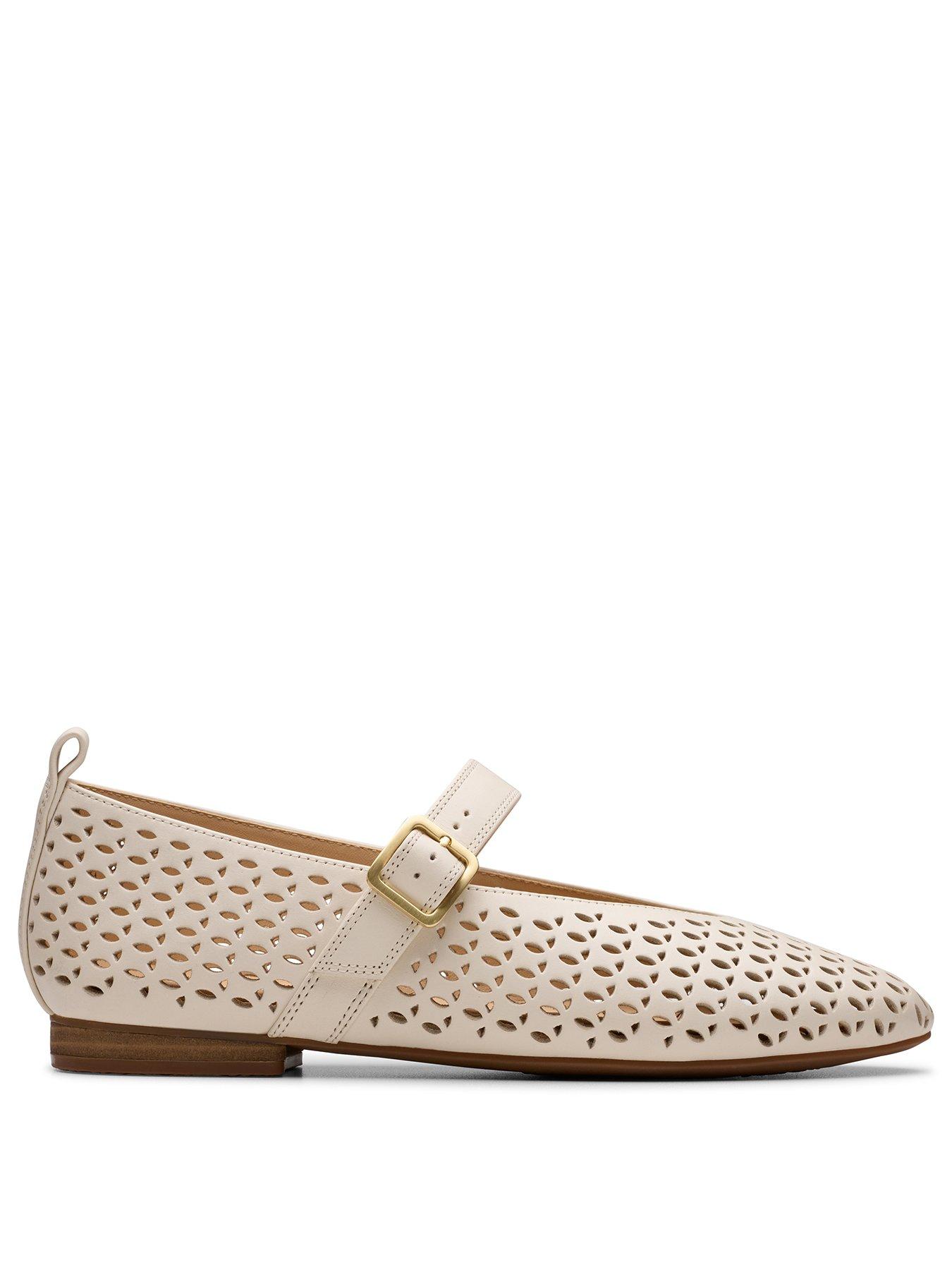  image of clarks-fawna-jane-woven-mary-jane-shoe-cream