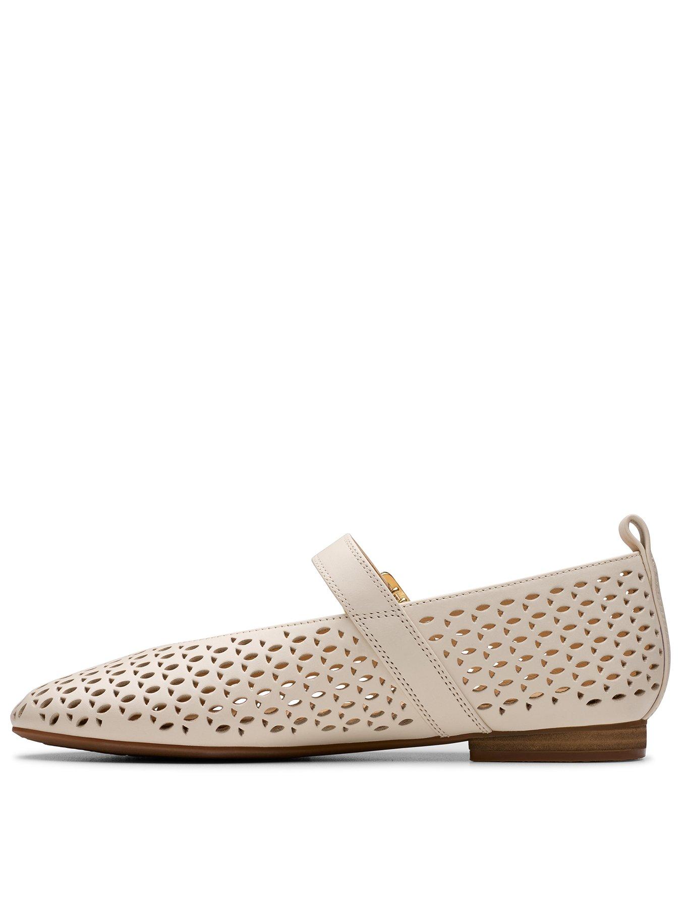  image of clarks-fawna-jane-woven-mary-jane-shoe-cream