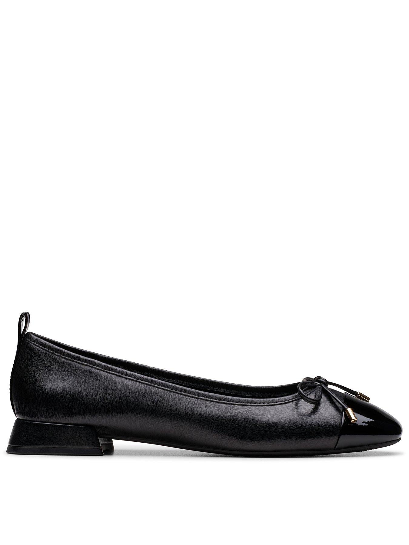  image of clarks-ubree-15-poppy-leather-ballerina-black
