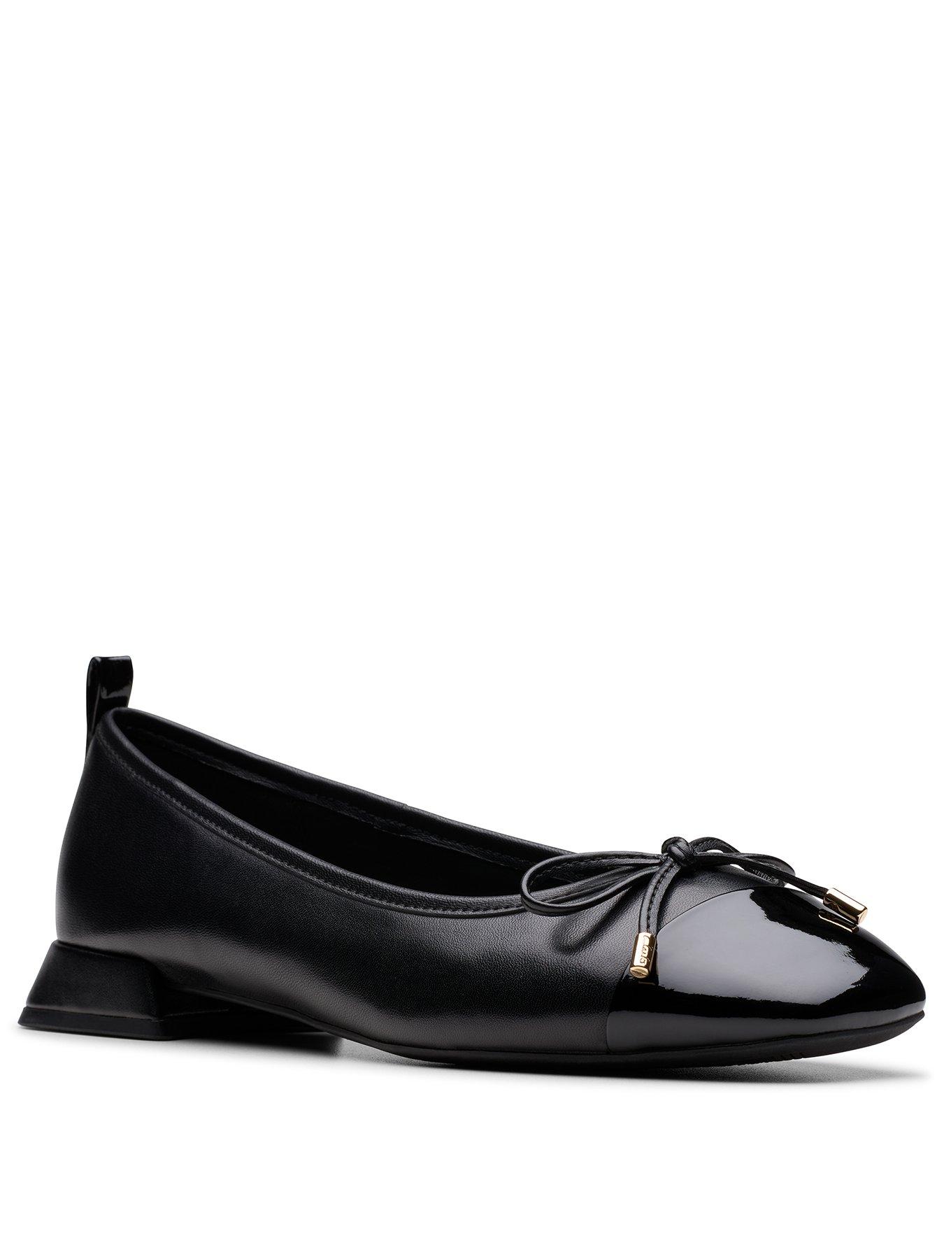  image of clarks-ubree-15-poppy-leather-ballerina-black