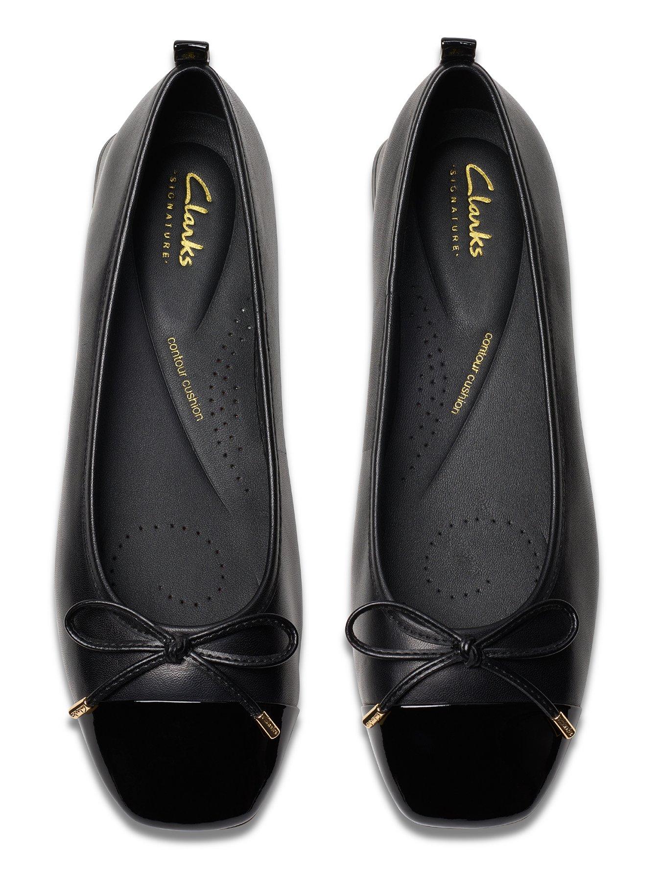  image of clarks-ubree-15-poppy-leather-ballerina-black