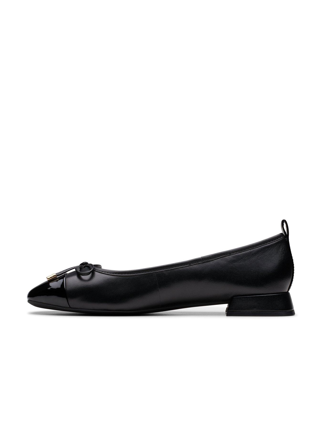  image of clarks-ubree-15-poppy-leather-ballerina-black