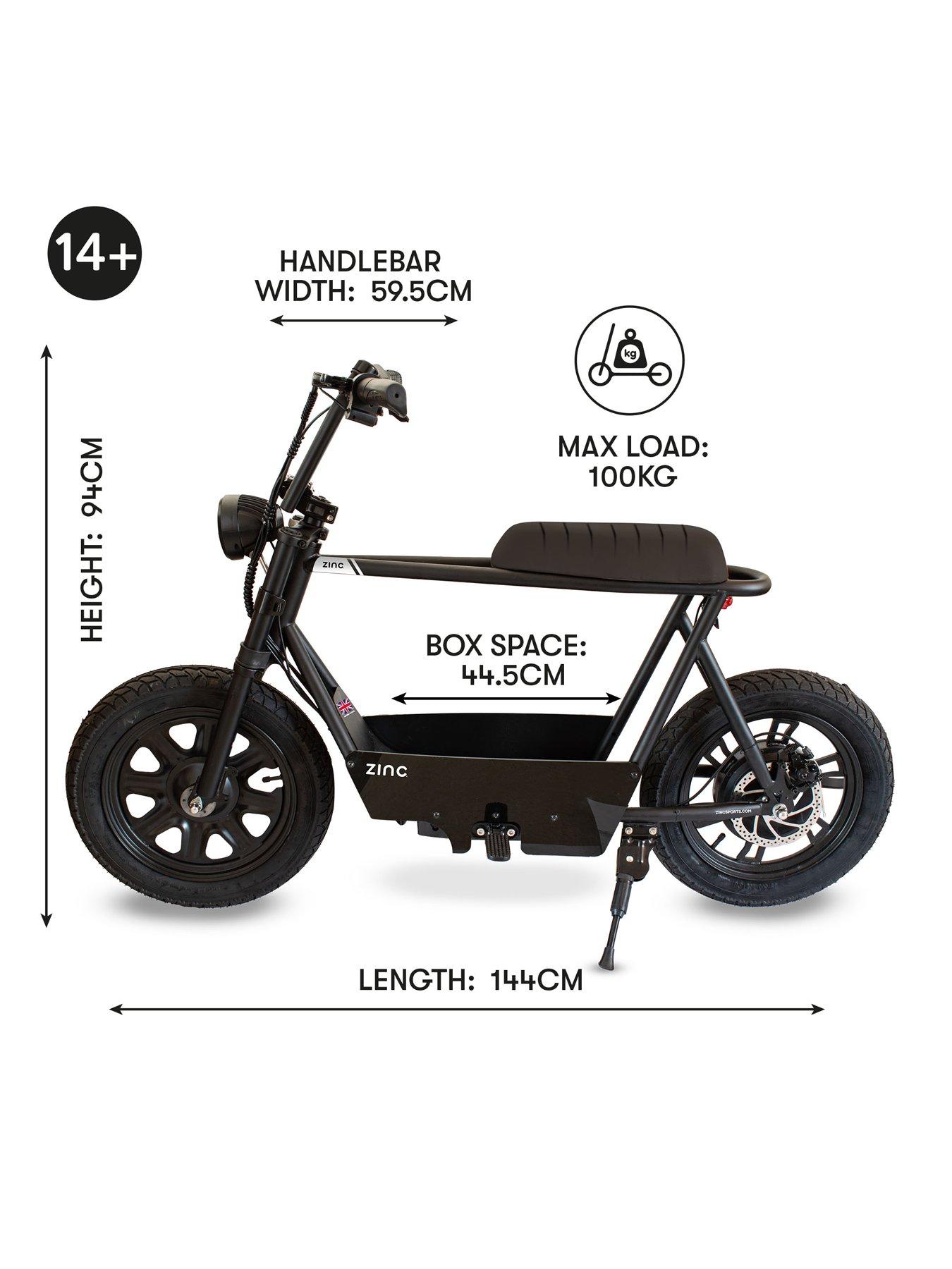  image of zinc-sprintr-seated-electric-scooter-16-inch