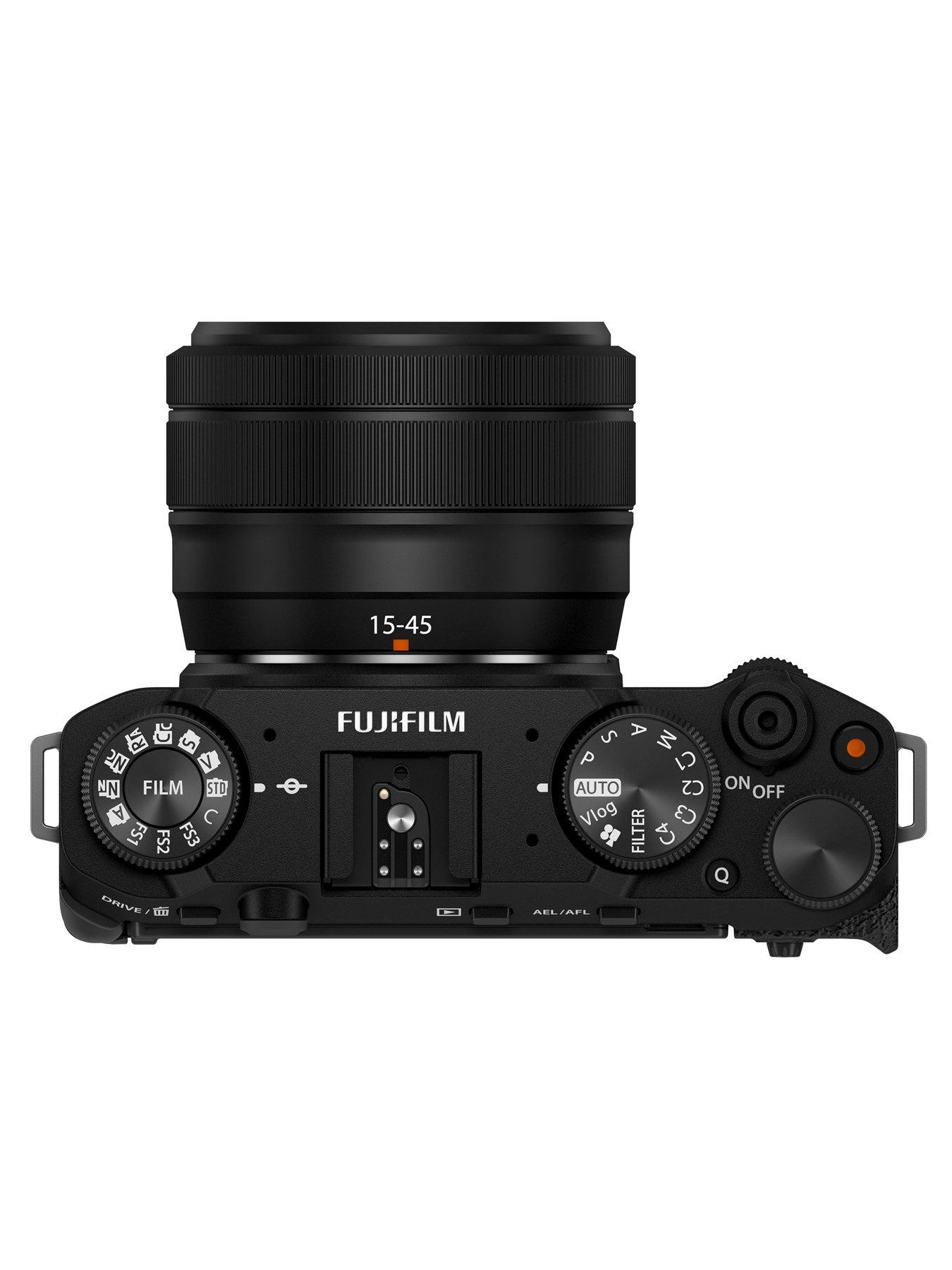  image of fujifilm-x-m5-camera-kit-inc-xc-15-45mm-lens-sandisk-128gb-extreme-pro-sdxc-card-and-system-bag-black