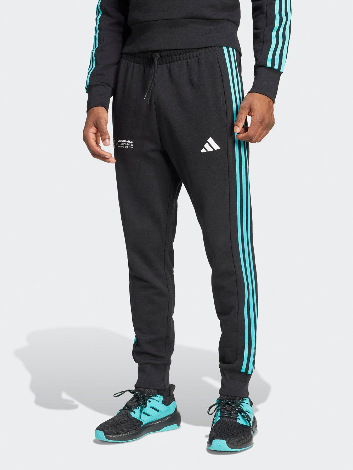  image of adidas-mens-mercedes-dna-pants-black