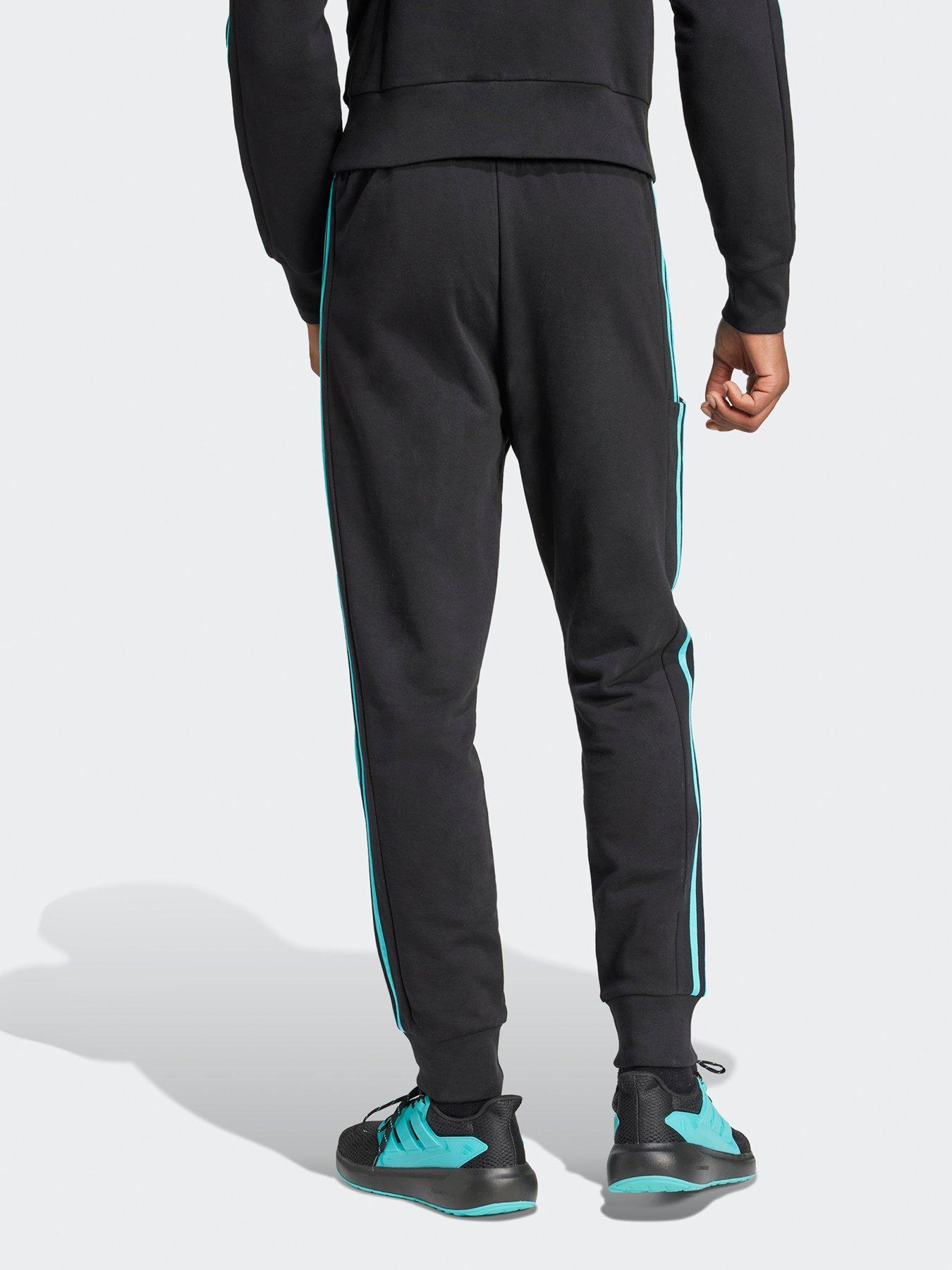  image of adidas-mens-mercedes-dna-pants-black