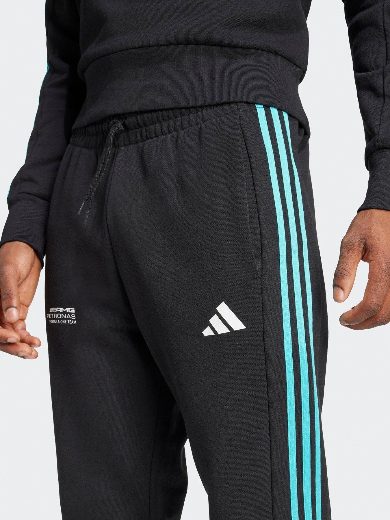 image of adidas-mens-mercedes-dna-pants-black