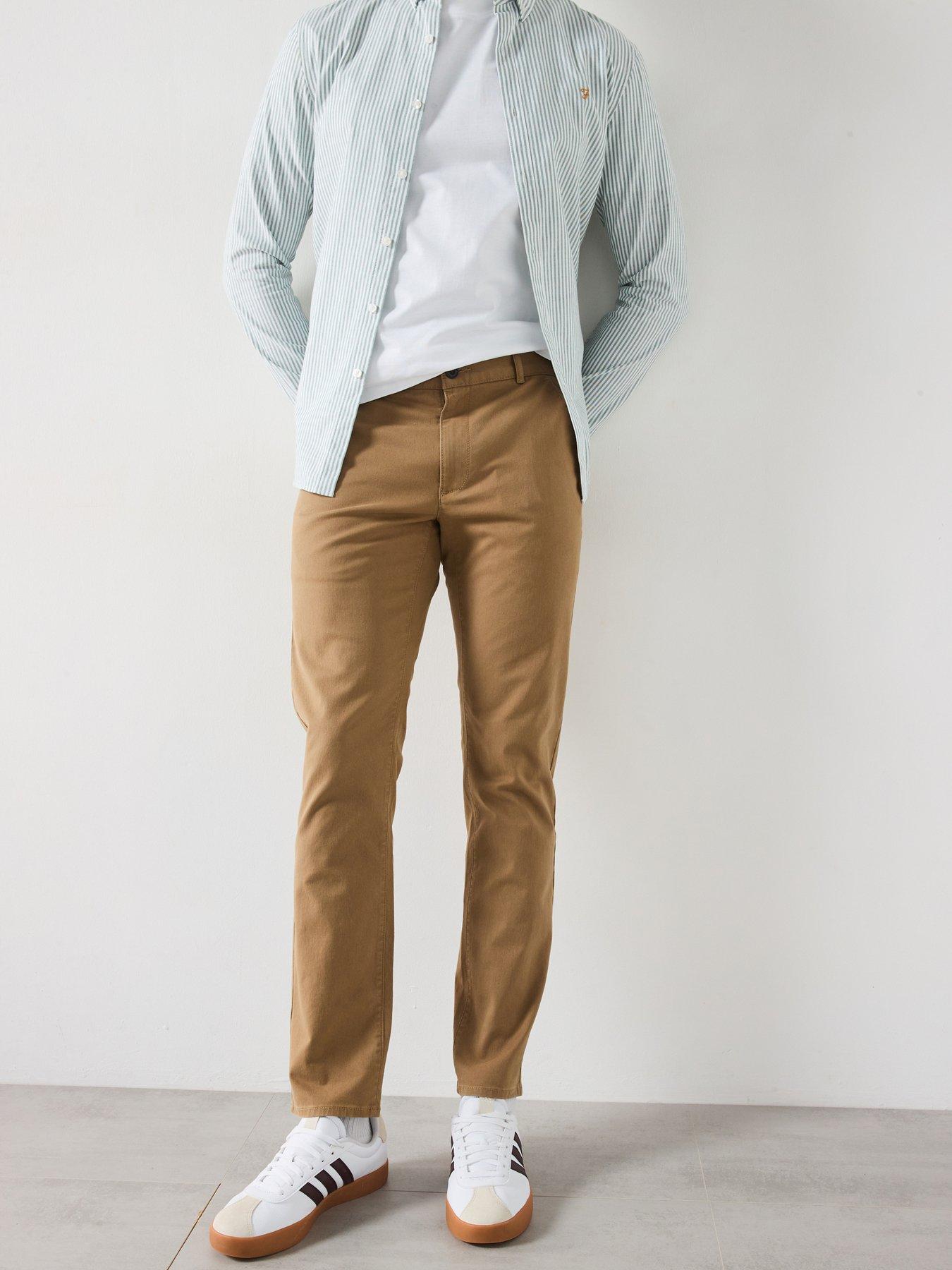 farah-elm-slim-fit-twill-chinos-beige