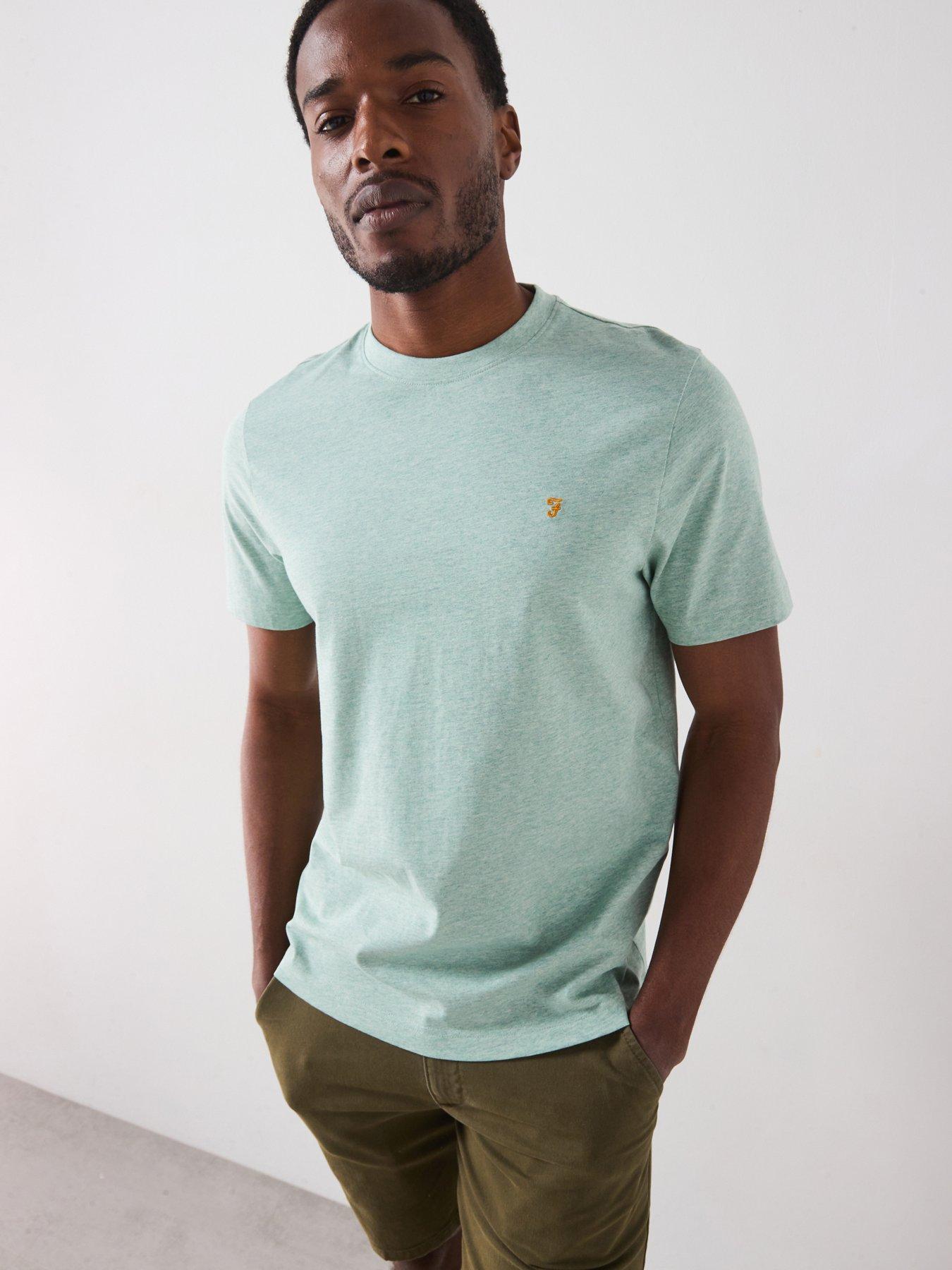 farah-danny-regular-fit-short-sleeve-t-shirt-green