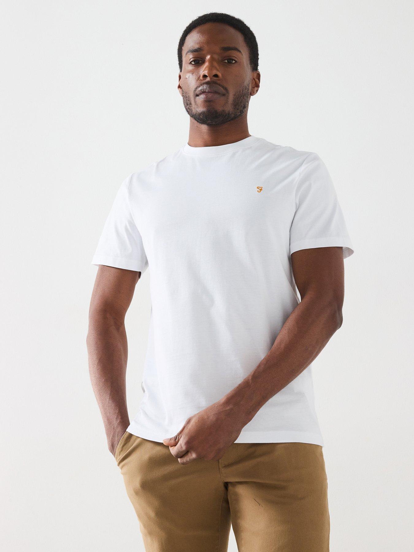 farah-danny-regular-fit-short-sleeve-t-shirt-white