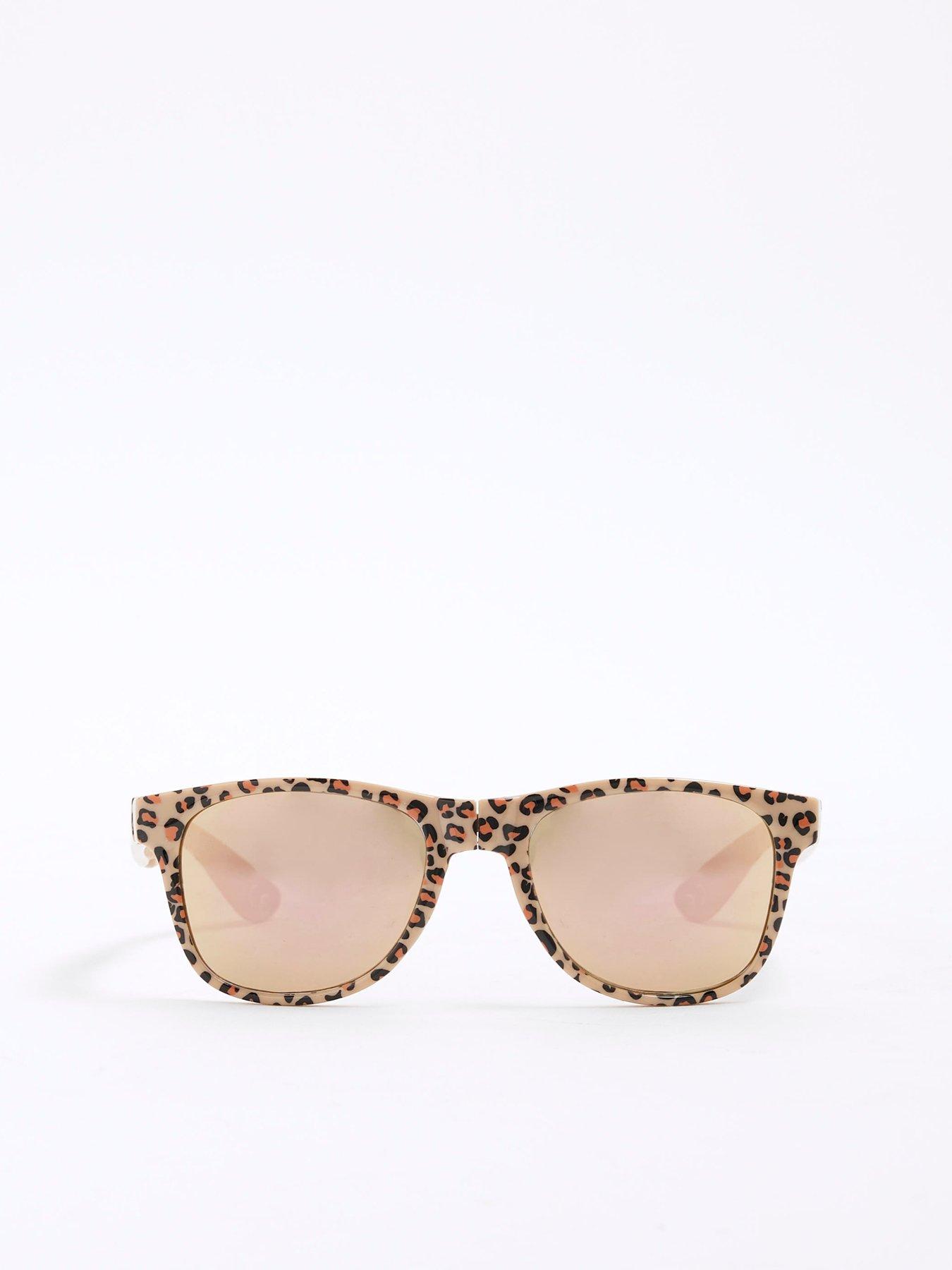  image of river-island-girls-foldable-leopard-sunglasses-leopard-brown