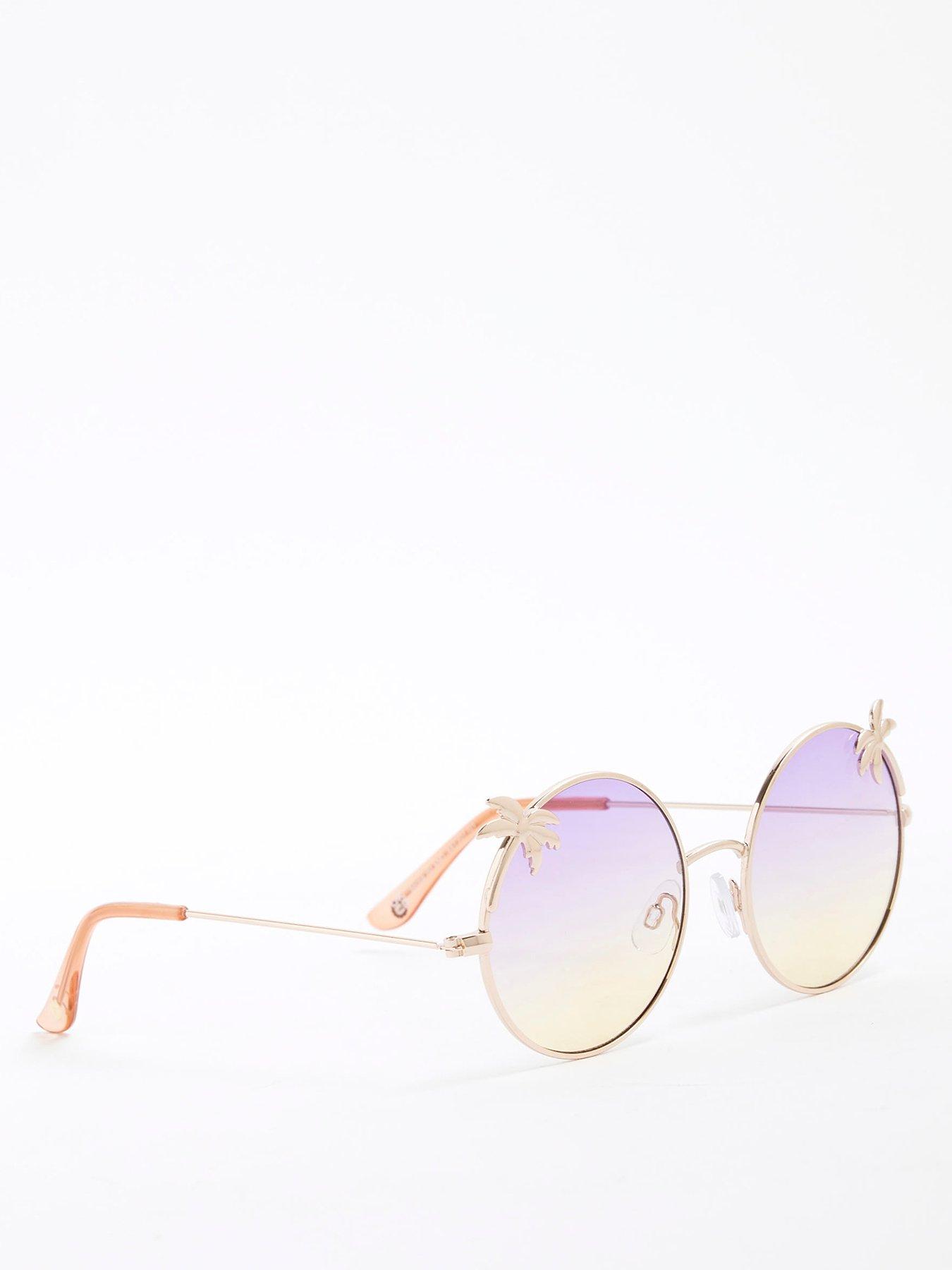 river-island-girls-round-palm-chain-sunglasses-gold