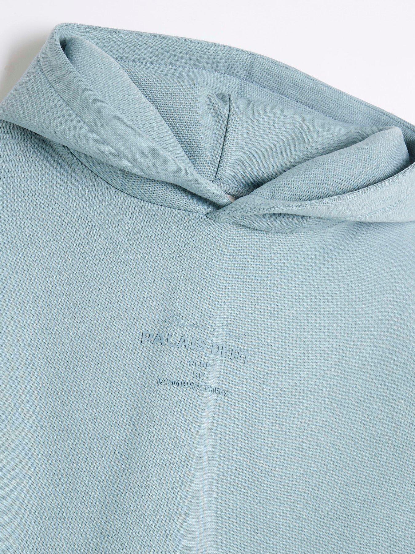  image of river-island-boys-essentials-hoodie-blue