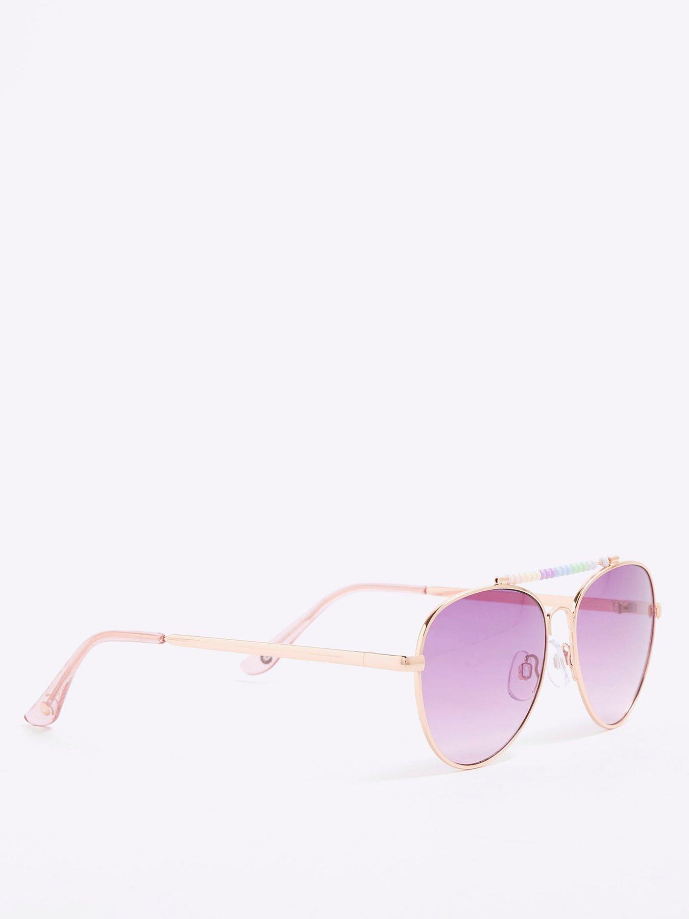 river-island-girls-beaded-aviator-chain-sunglasses-purple