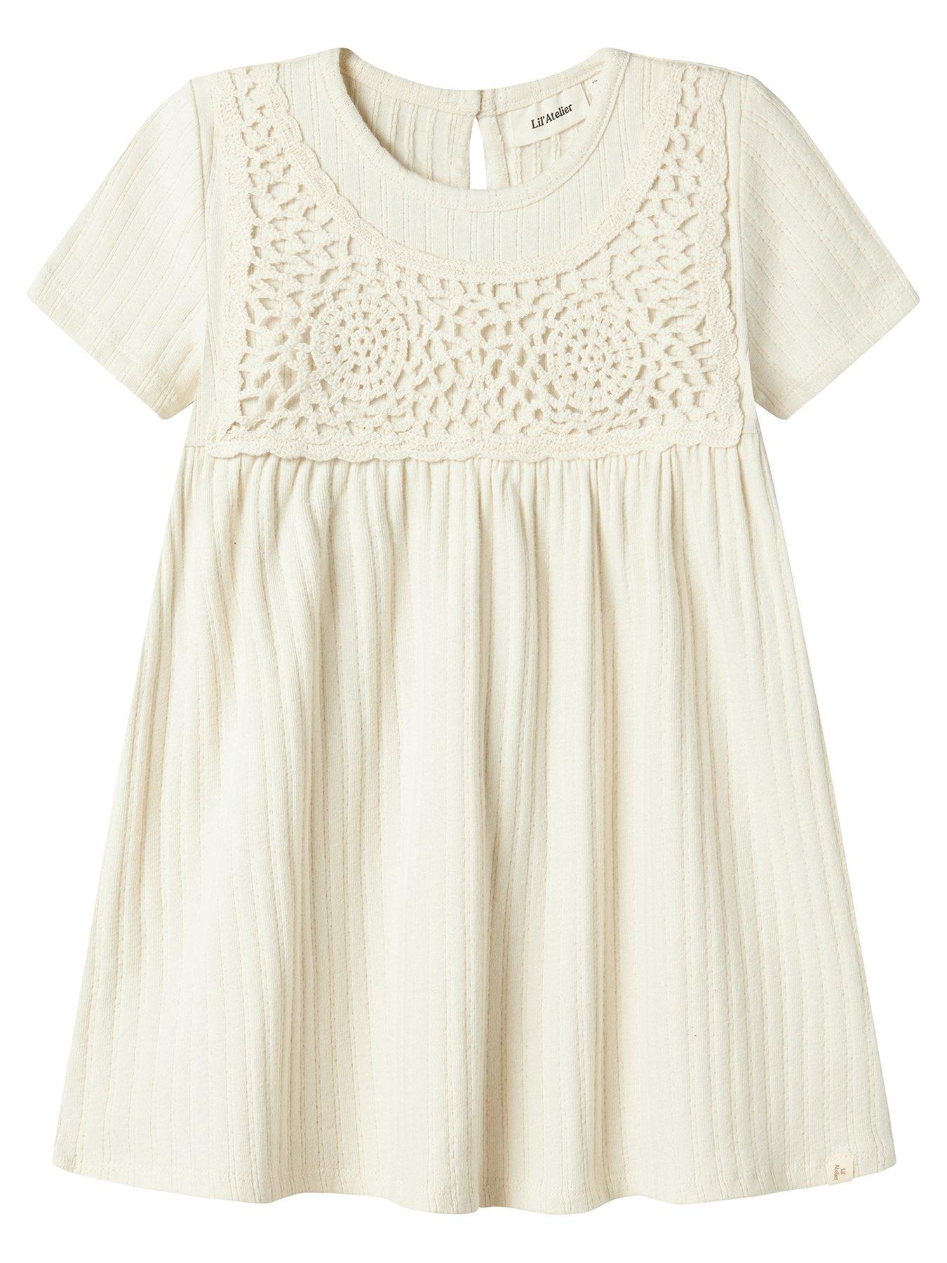 lil-atelier-mini-girls-crochet-short-sleeve-dress-turtledove
